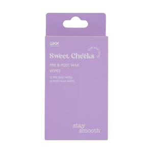 OXX Bodycare Sweet Cheeks Pre and Post Wax Wipes