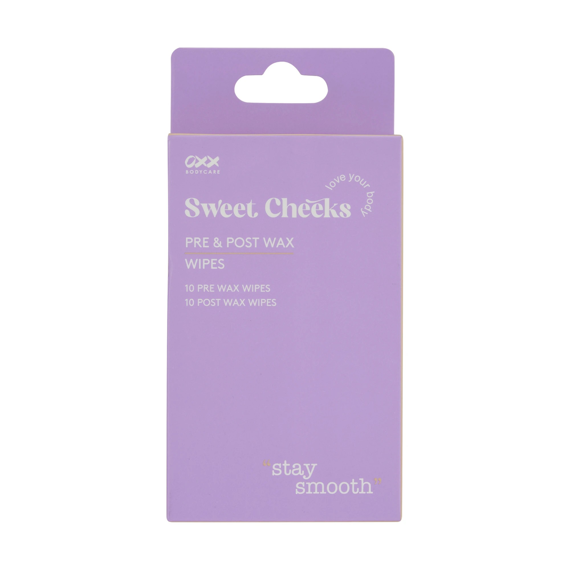 1 OXX Bodycare Sweet Cheeks Pre and Post Wax Wipes, 1 of 5