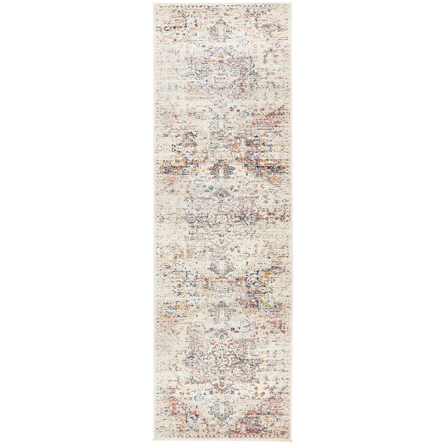 2 Common Ground Rugs Era 911 400x80cm - Large Runner Power Loomed Pet Friendly Rug - Natural, 2 of 9