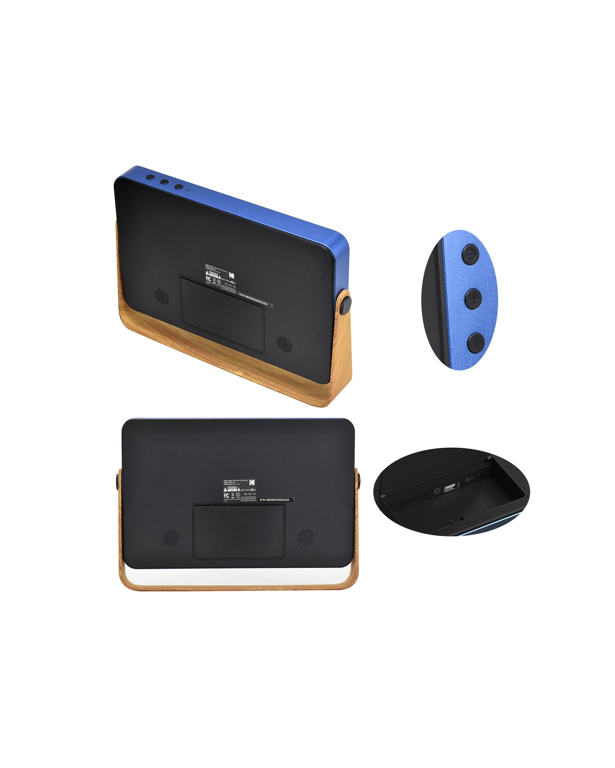 3 Kodak RWF-108 10 Inch Portable Wi-Fi Photo Frame 32GB Ocean Blue, 3 of 9