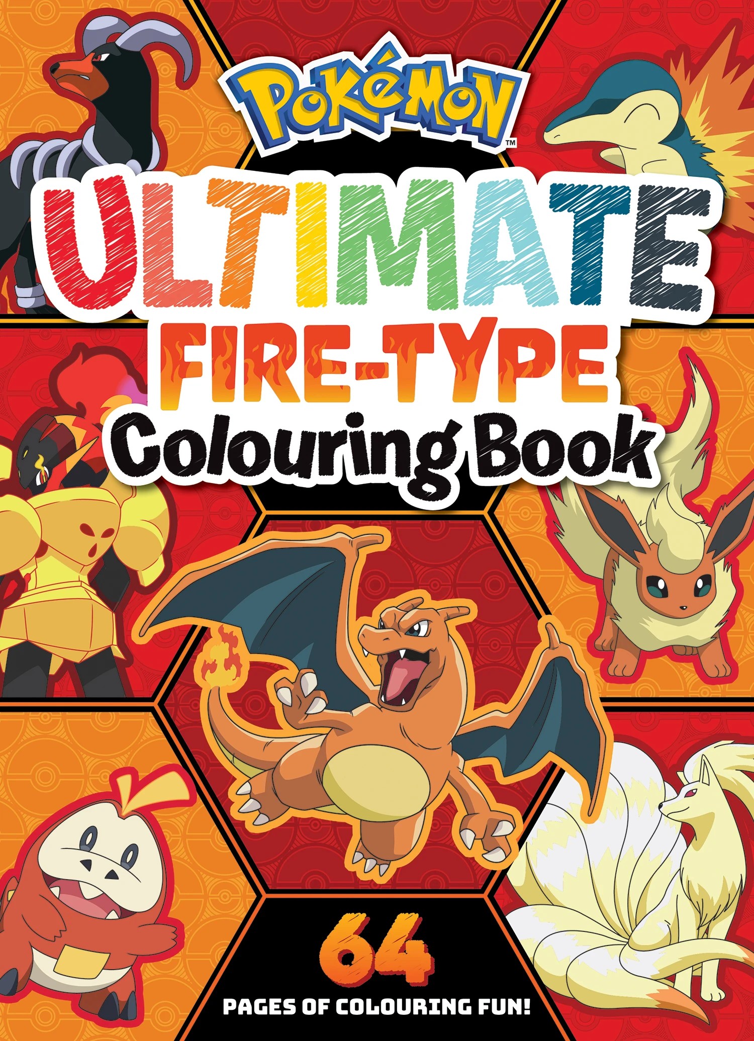 1 Pokemon: Ultimate Fire-Type Colouring Book, 1 of 1