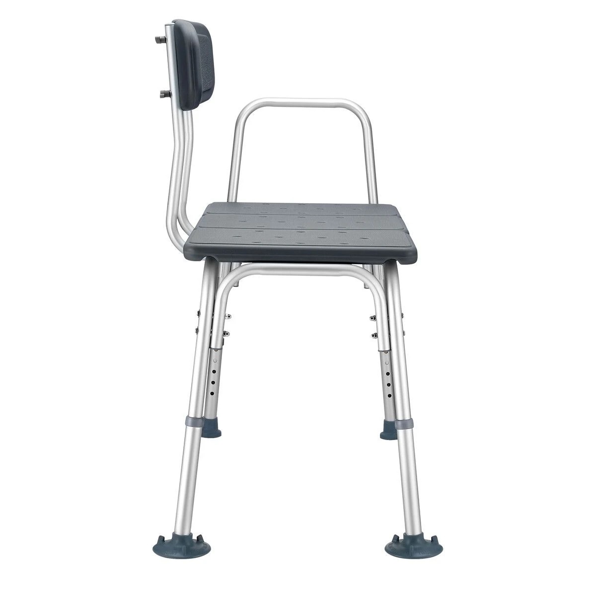 4 LUXSUITE Shower Chair Bath Seat Armrest Backrest Adjustable Bathtub Medical Transfer Bench Bathroom Elderly Disability, 4 of 4