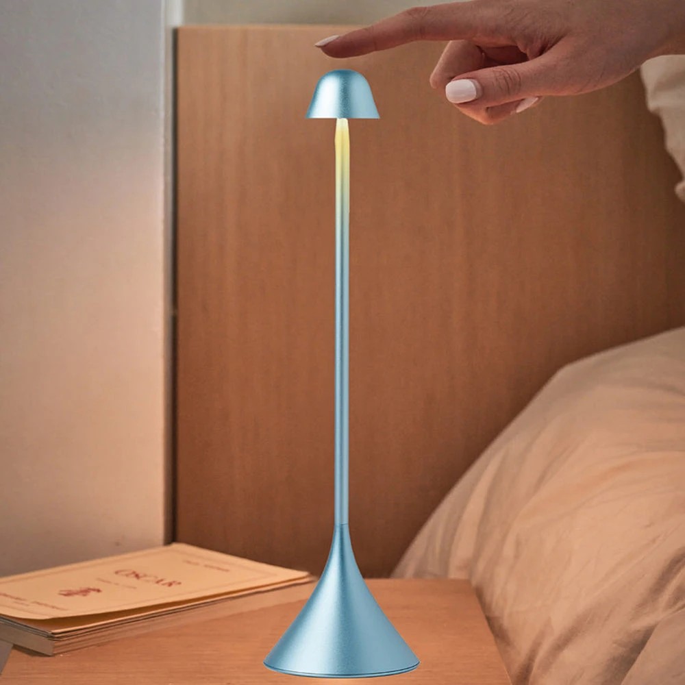 5 Lexon Steli Bell Infinitely Pairable Table Lamp - Blue, 5 of 6