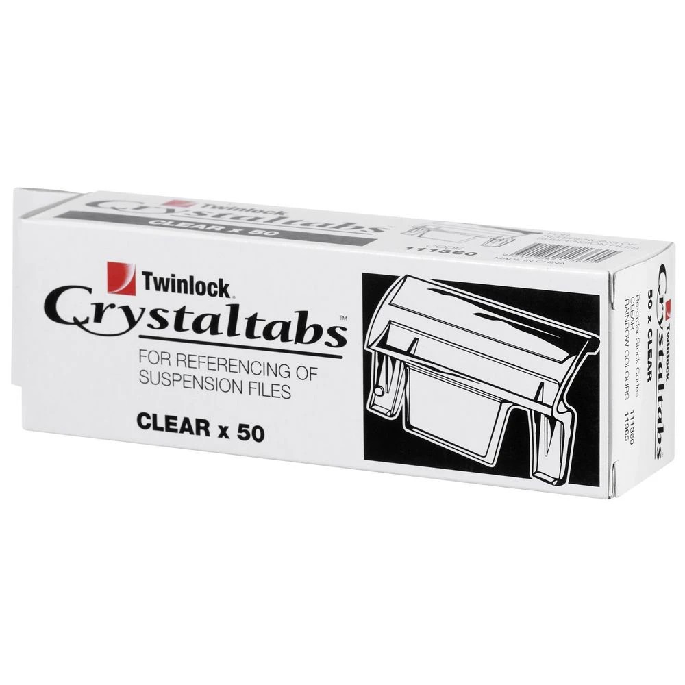3 Crystalfile Indicator Tab Clear 50 Pack, 3 of 3