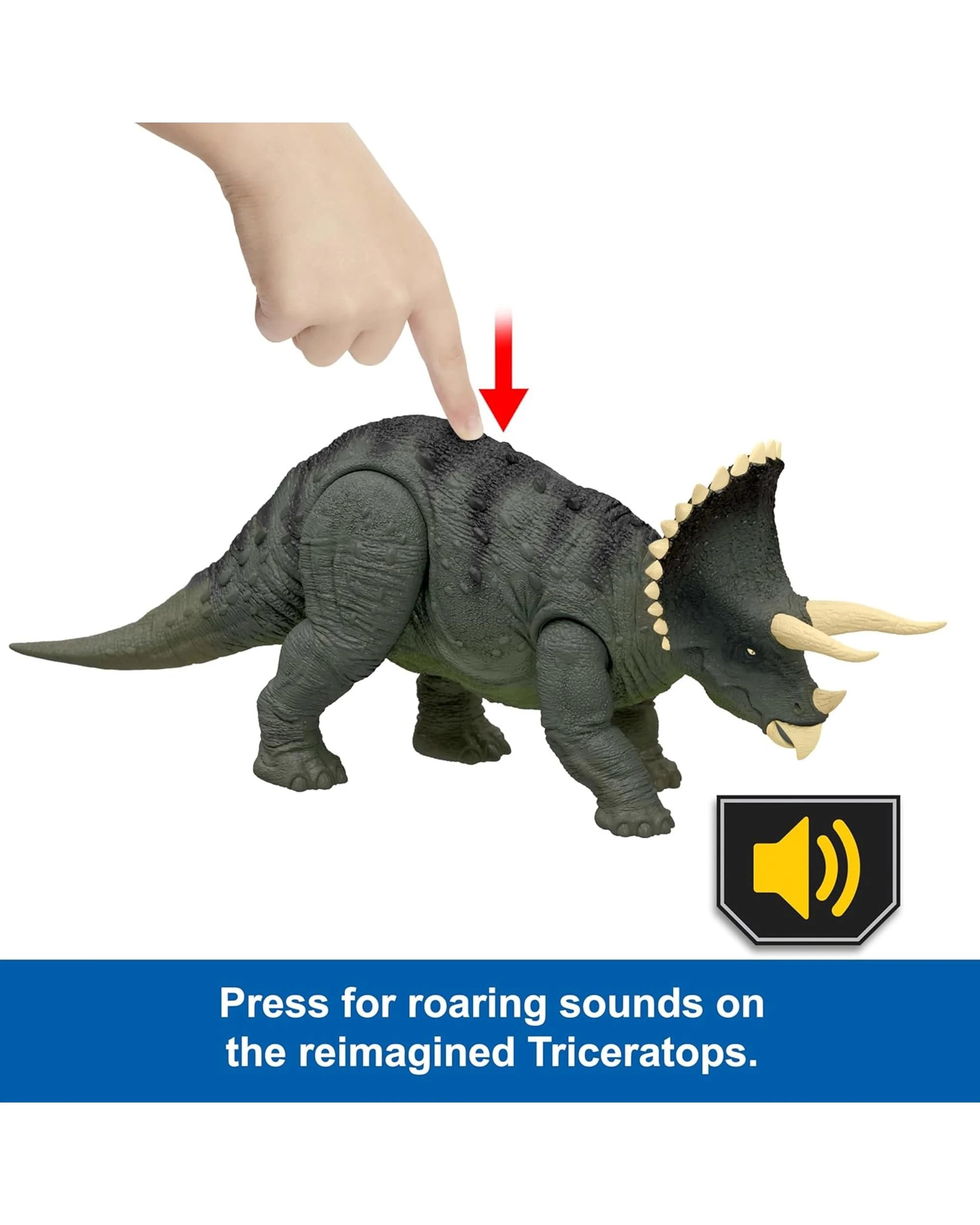 3 Jurassic World Legacy Collection Reimagined Real Feel Triceratops, 3 of 4