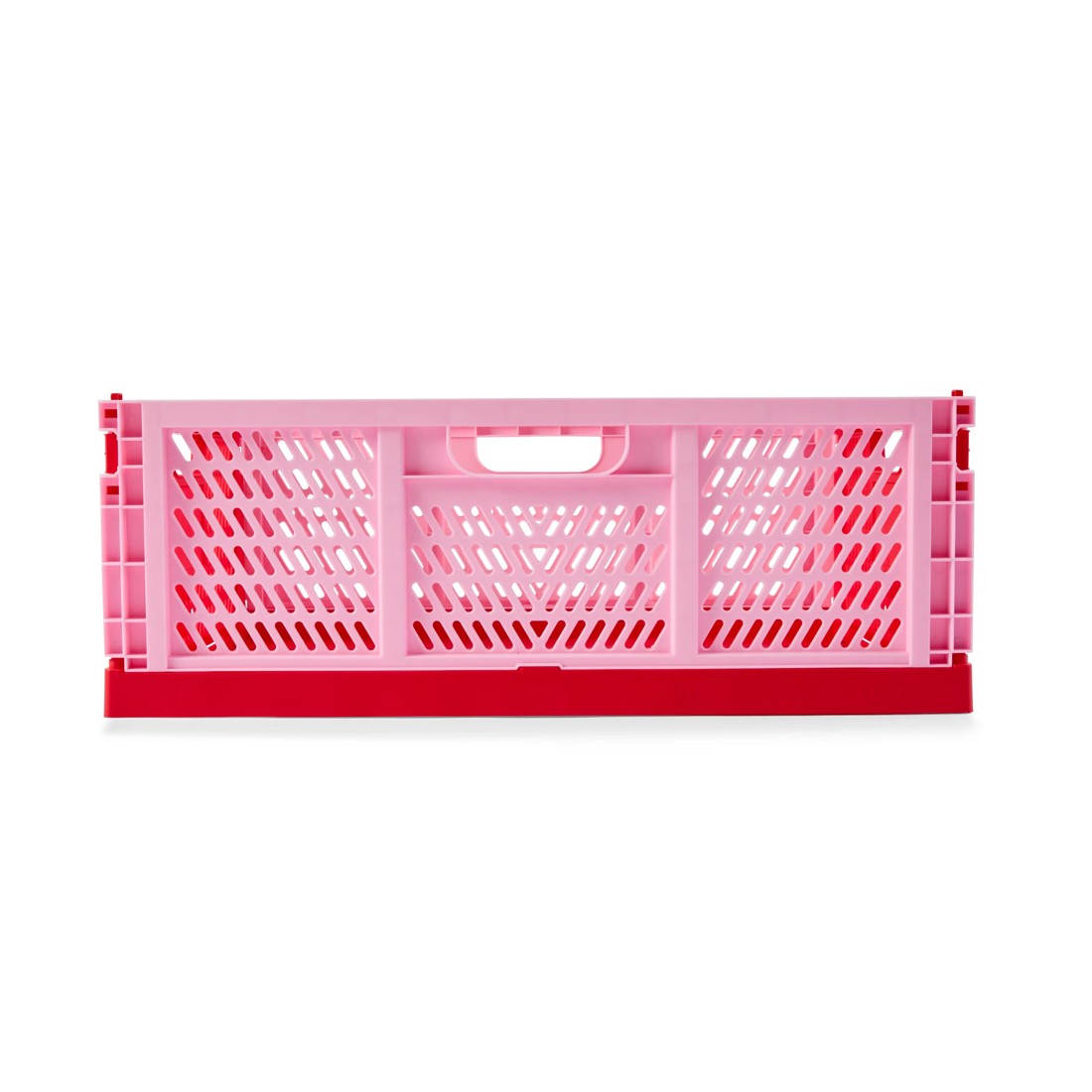 6 30L Collapsible Crate - Large, Red, 6 of 10