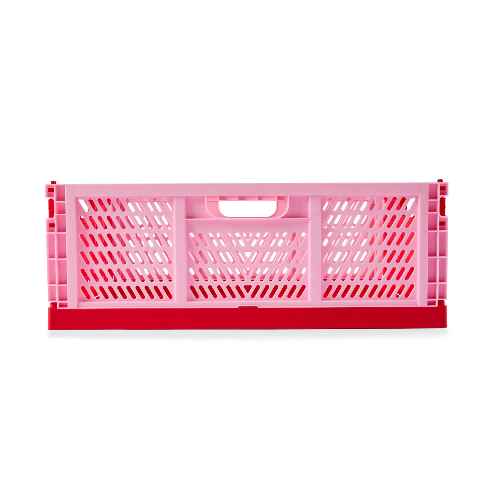 6 30L Collapsible Crate - Large, Red, 6 of 10