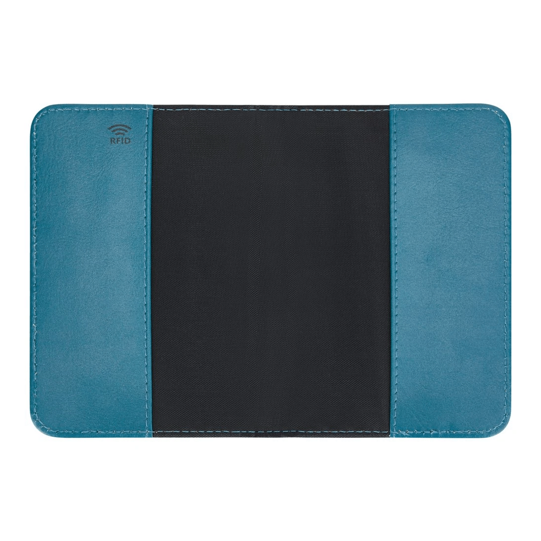 4 J.Burrows Passport Holder Teal, 4 of 5