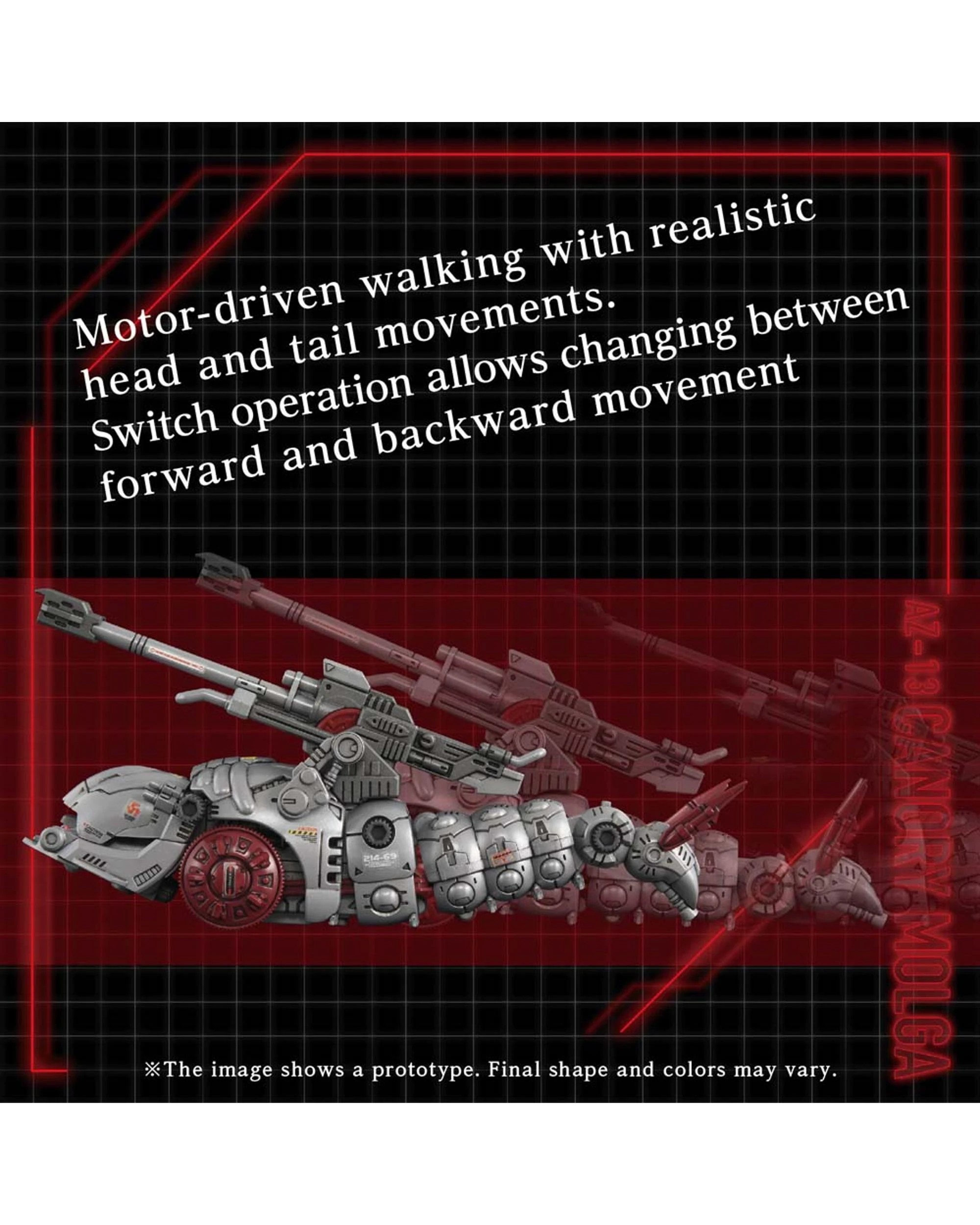 4 Takara Tomy Zoids Advanced Zi Series AZ-13 Canory Molga Insect Type 1/72 Scale Model Kit, 4 of 10