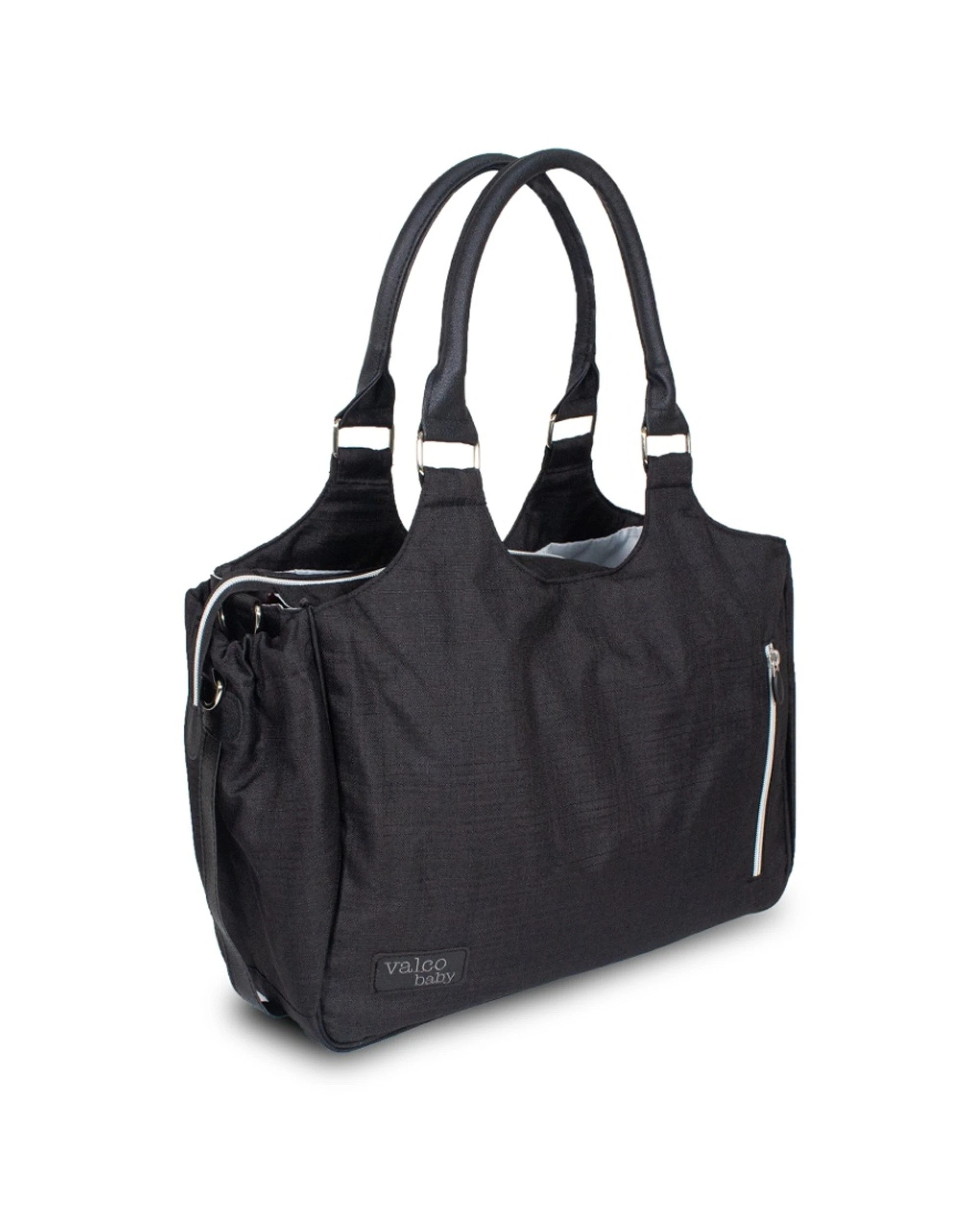 2 Valcobaby Stroller Pram Nappy Bag With Changing Pad Insulated Bottle Case - Black, 2 of 9