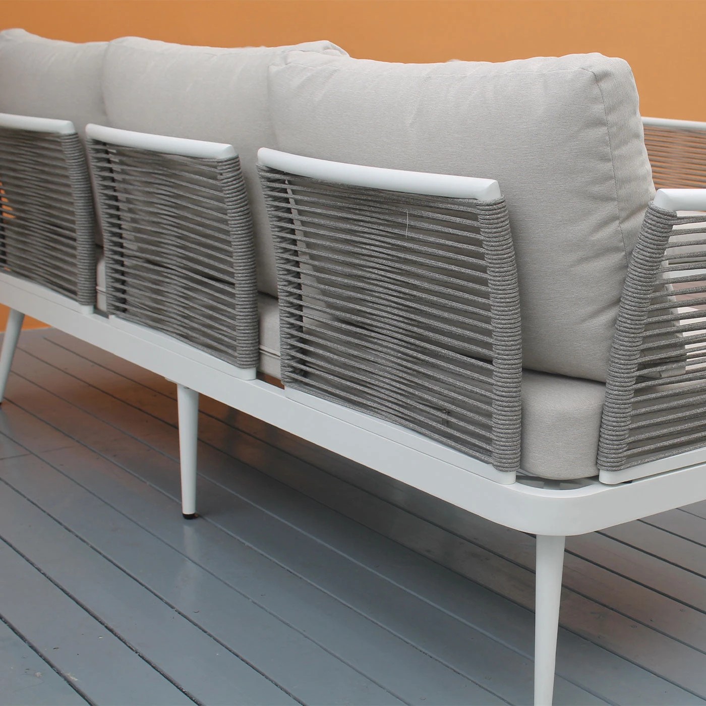 5 Moda Living Watsons Bay 3-Piece Outdoor Corner Sofa Lounge Set - White, 5 of 9