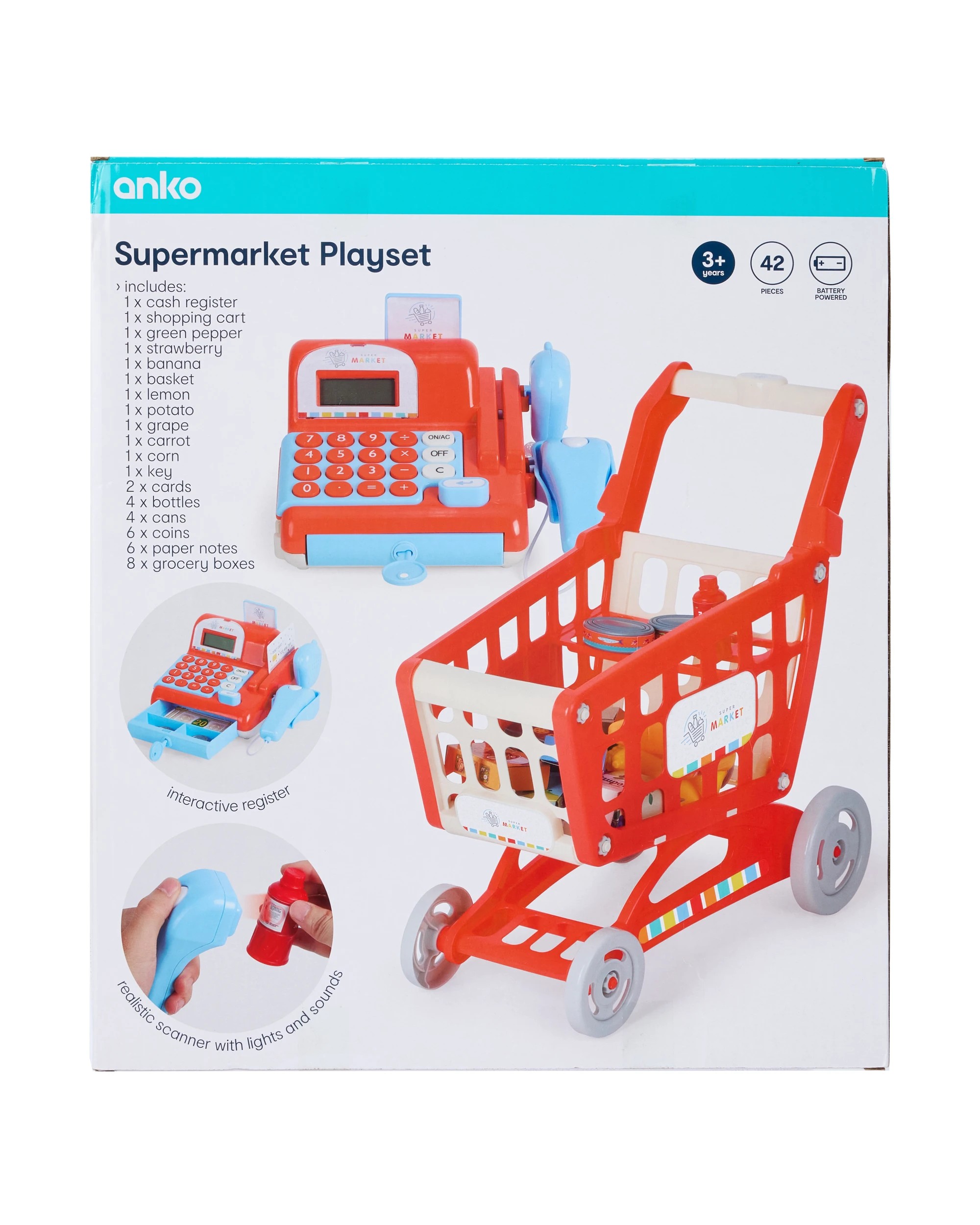 9 42 Piece Supermarket Playset, 9 of 9