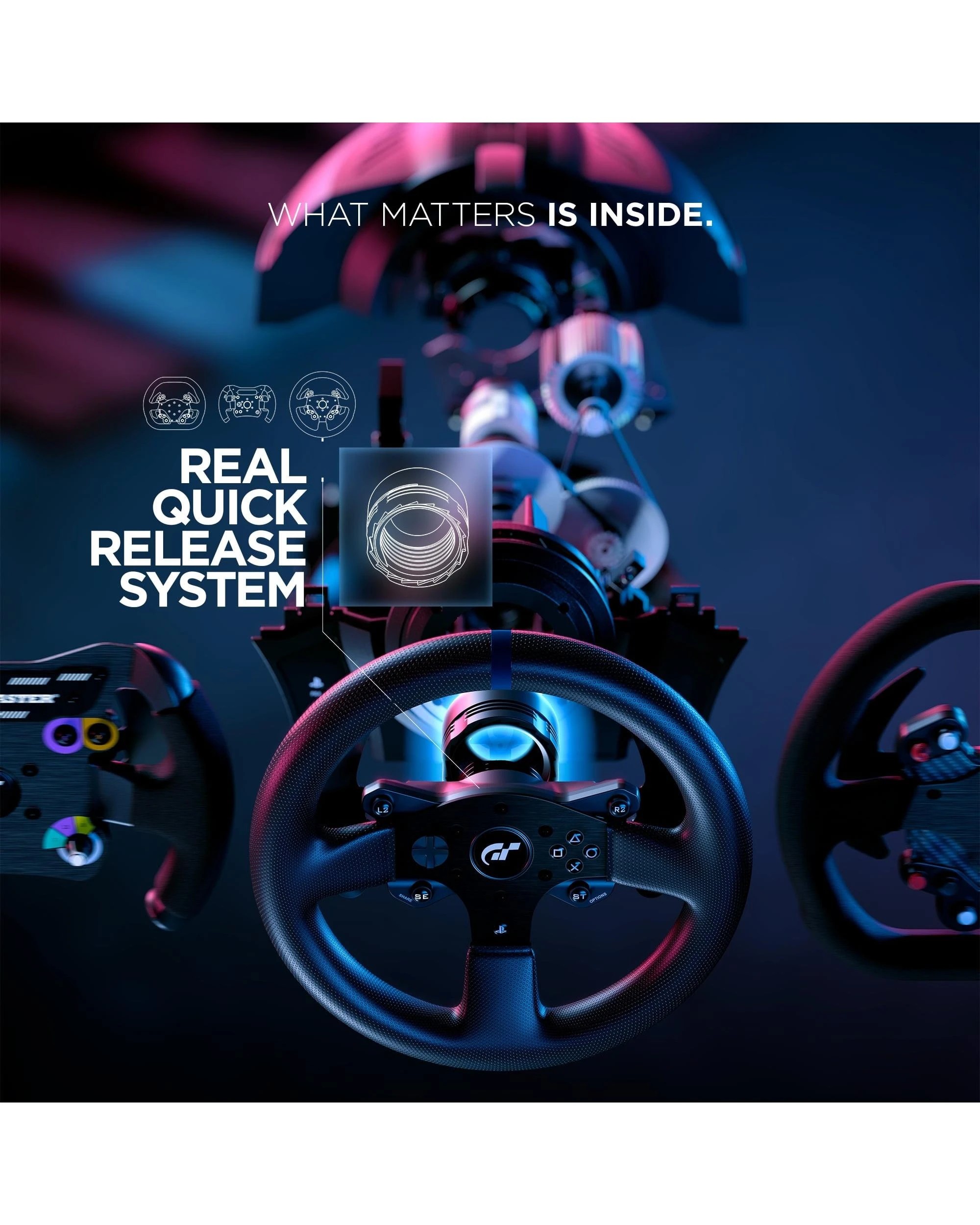 10 Thrustmaster T300 RS GT Edition Racing Wheel for PS5, PS4, PC - Black, 10 of 10