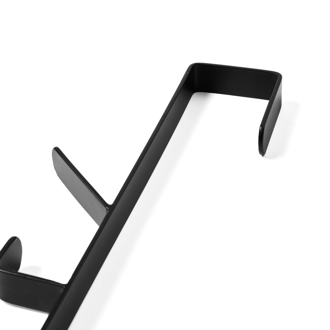 5 Over the Door Vertical Hook - Black, 5 of 5