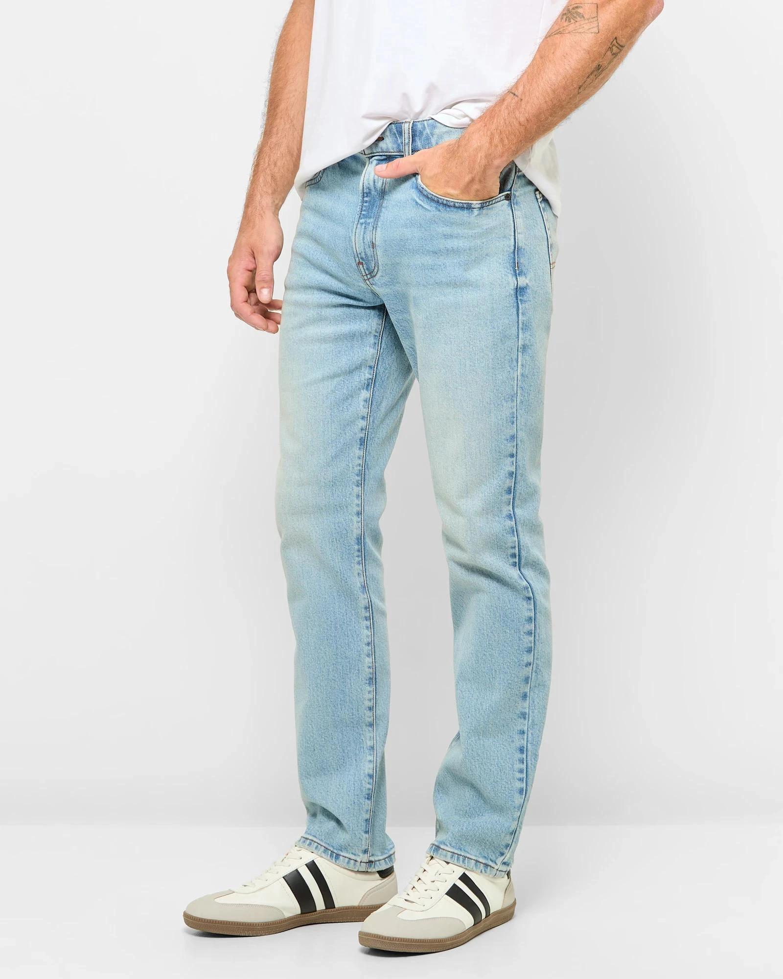 3 Target Man Straight Fit Denim Jeans INDIGO TINT, 3 of 5