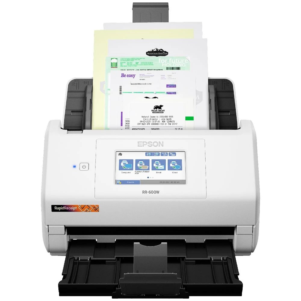 2 Epson RapidReceipt RR-600W Desktop Scanner, 2 of 6