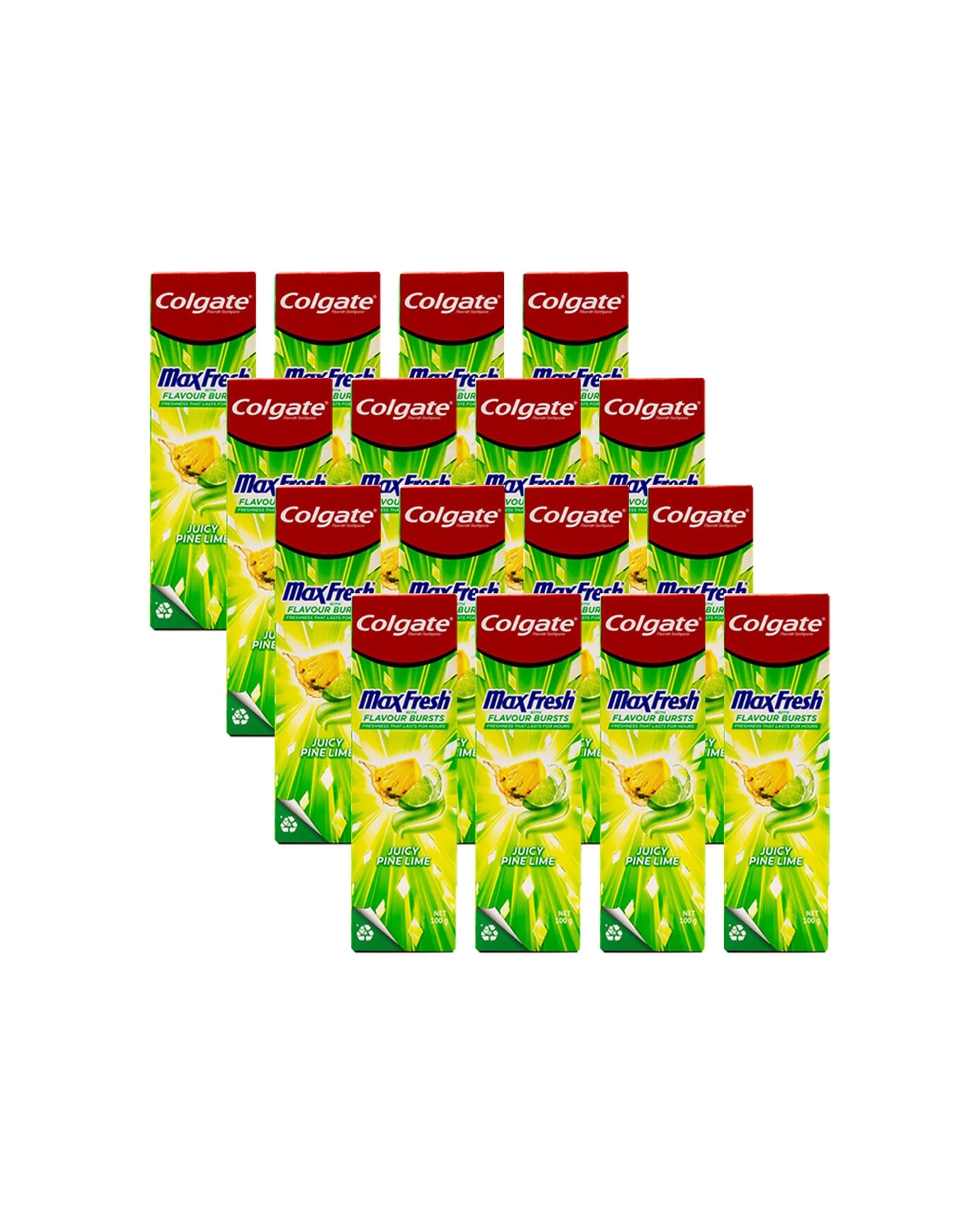 1 Colgate 16PK 100g Toothpaste Max Fresh Juicy Pine - Multi, 1 of 5