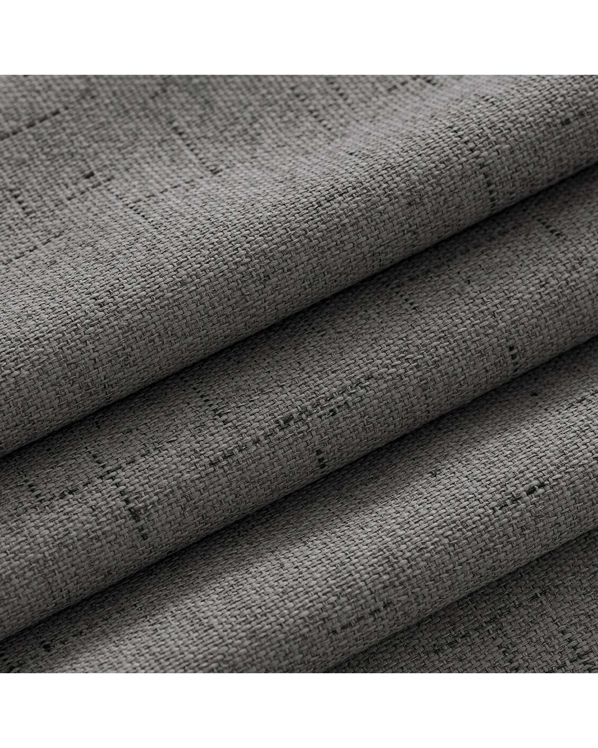 5 Smarcute Wide Blockout Faux Linen Grommet Curtain - 254x213cm - Grey, 5 of 5