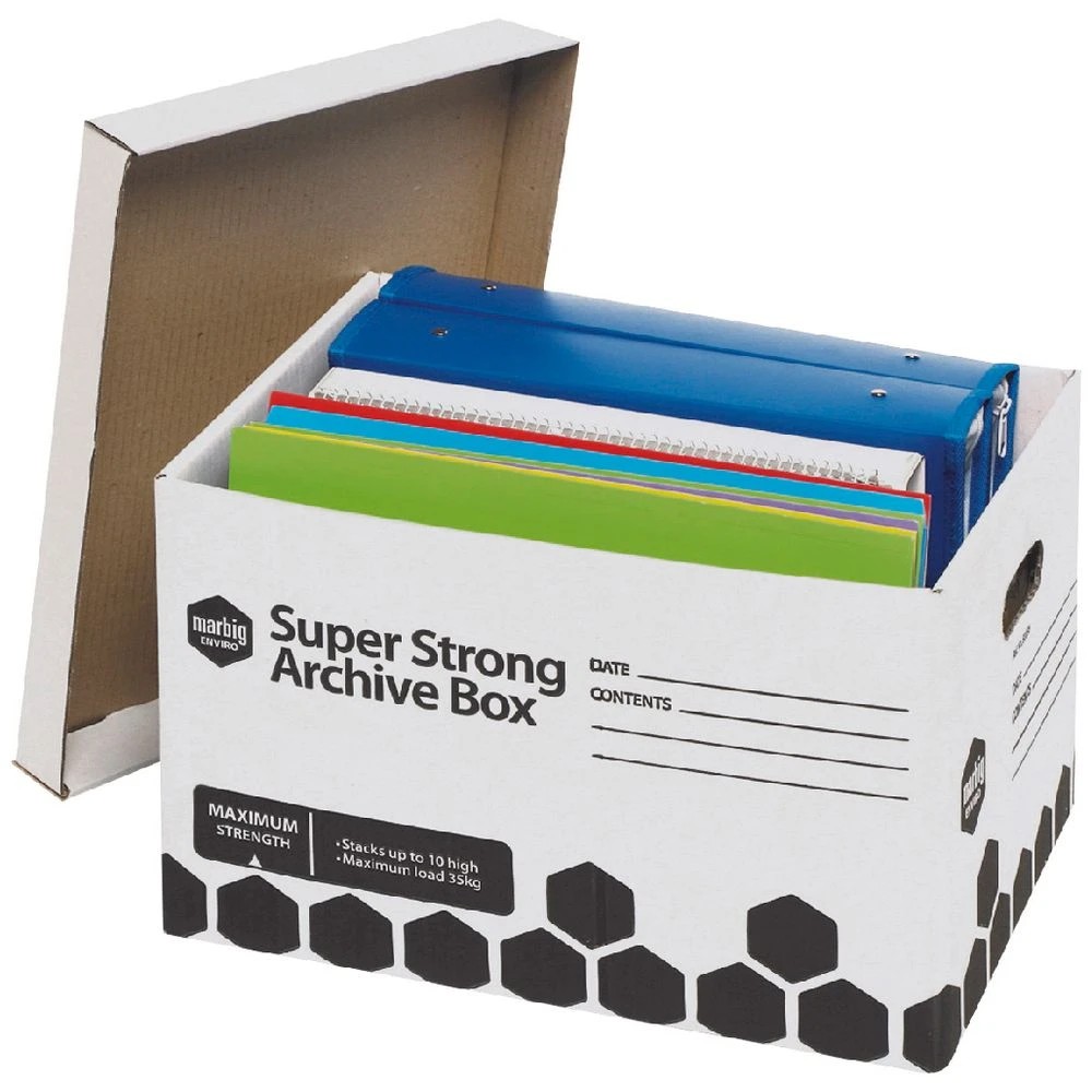 1 Marbig Super Strong Archive Boxes 100 Pack, 1 of 1
