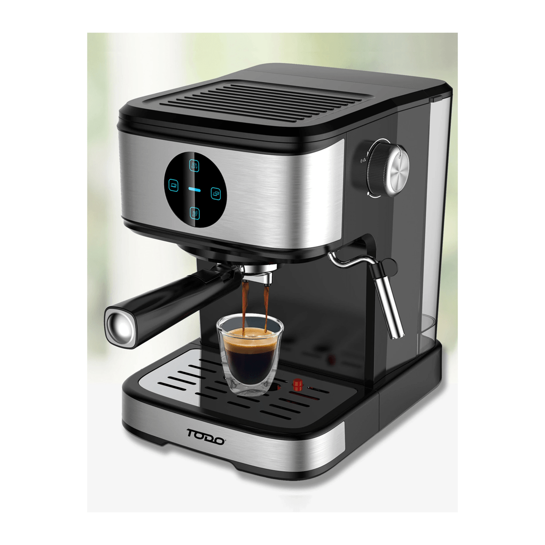 6 TODO Espresso Coffee Machine Maker Automatic Touch Control 20 Bar Pump 1.5L, 6 of 6