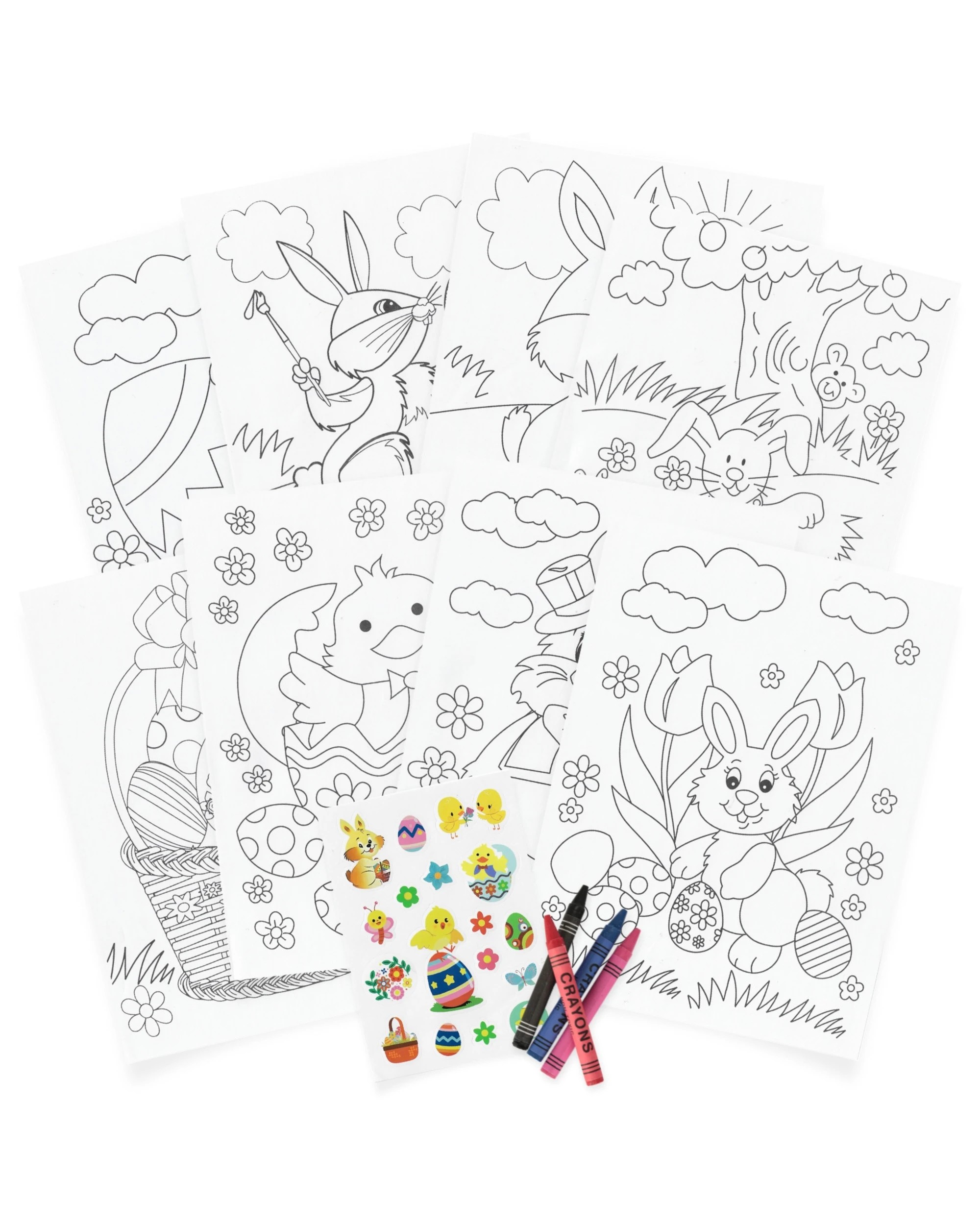 1 Oceana Easter Colouring In Kit With Stickers, 1 of 1