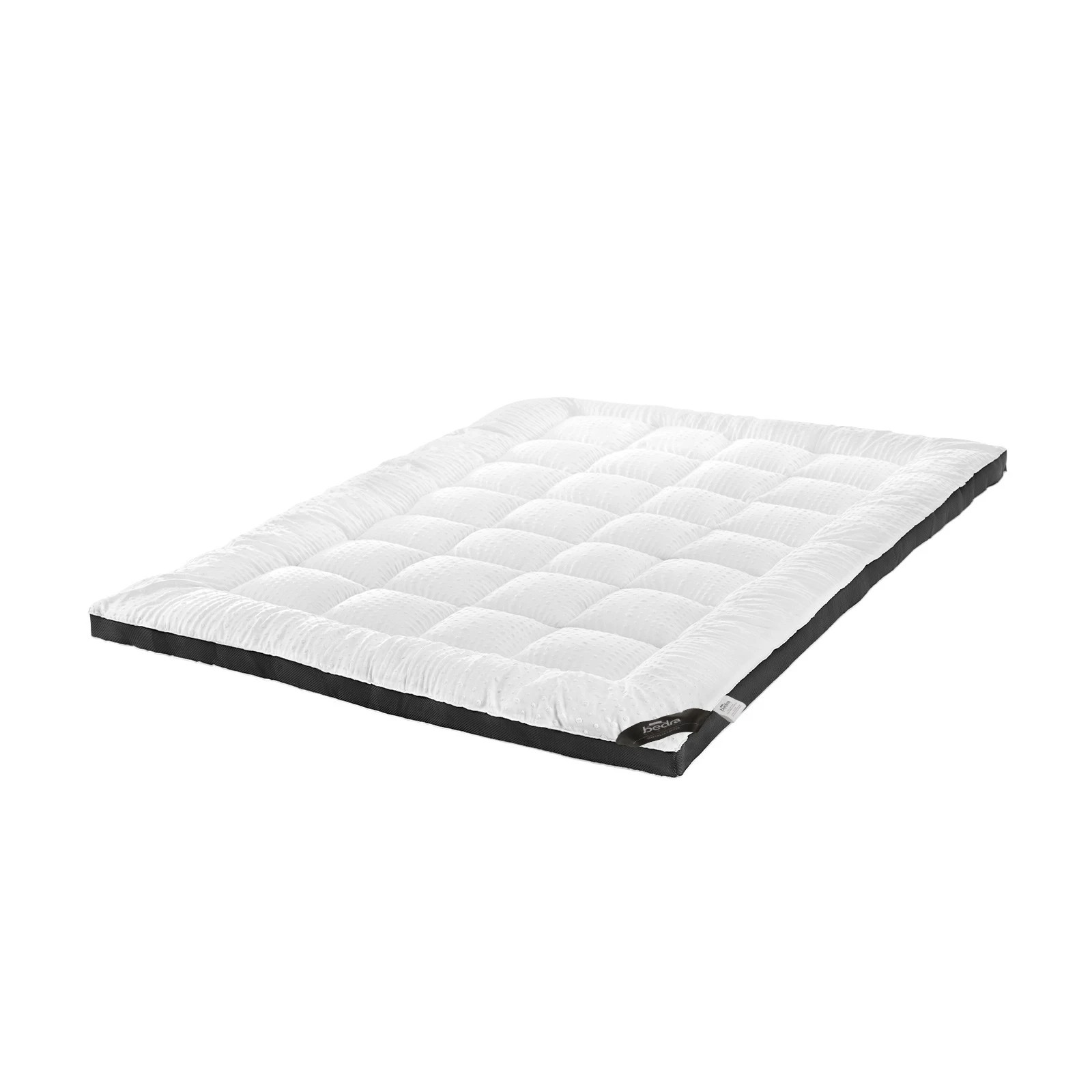 1 Bedra Bedding Mattress Topper King Single Pillowtop 3D BUBBLE Airflow - White, 1 of 7