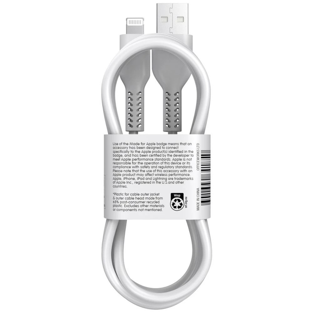 6 Keji USB-A to Lightning Cable 1m White, 6 of 6
