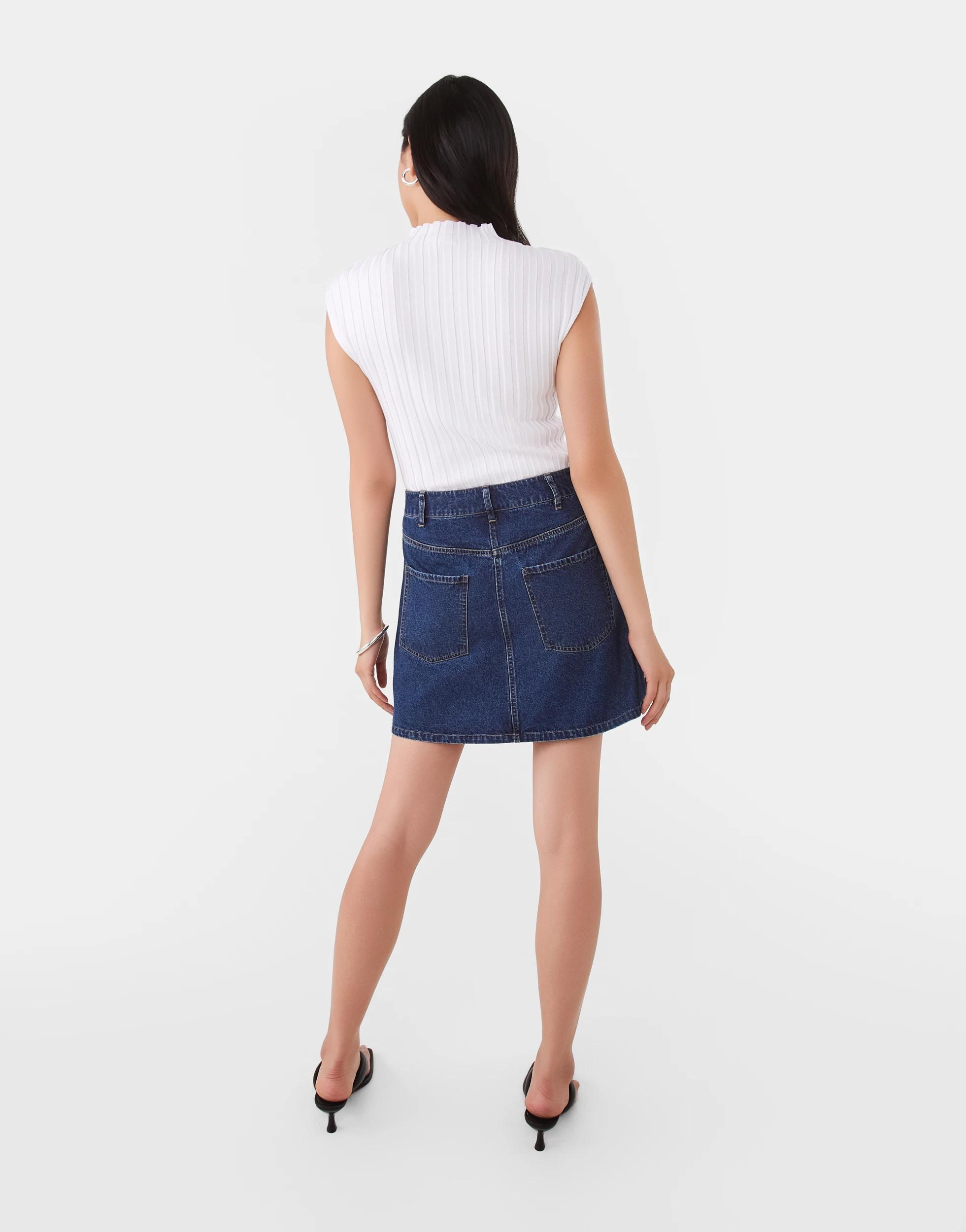 4 Short Sleeve Cap Sleeve Top White, 4 of 10