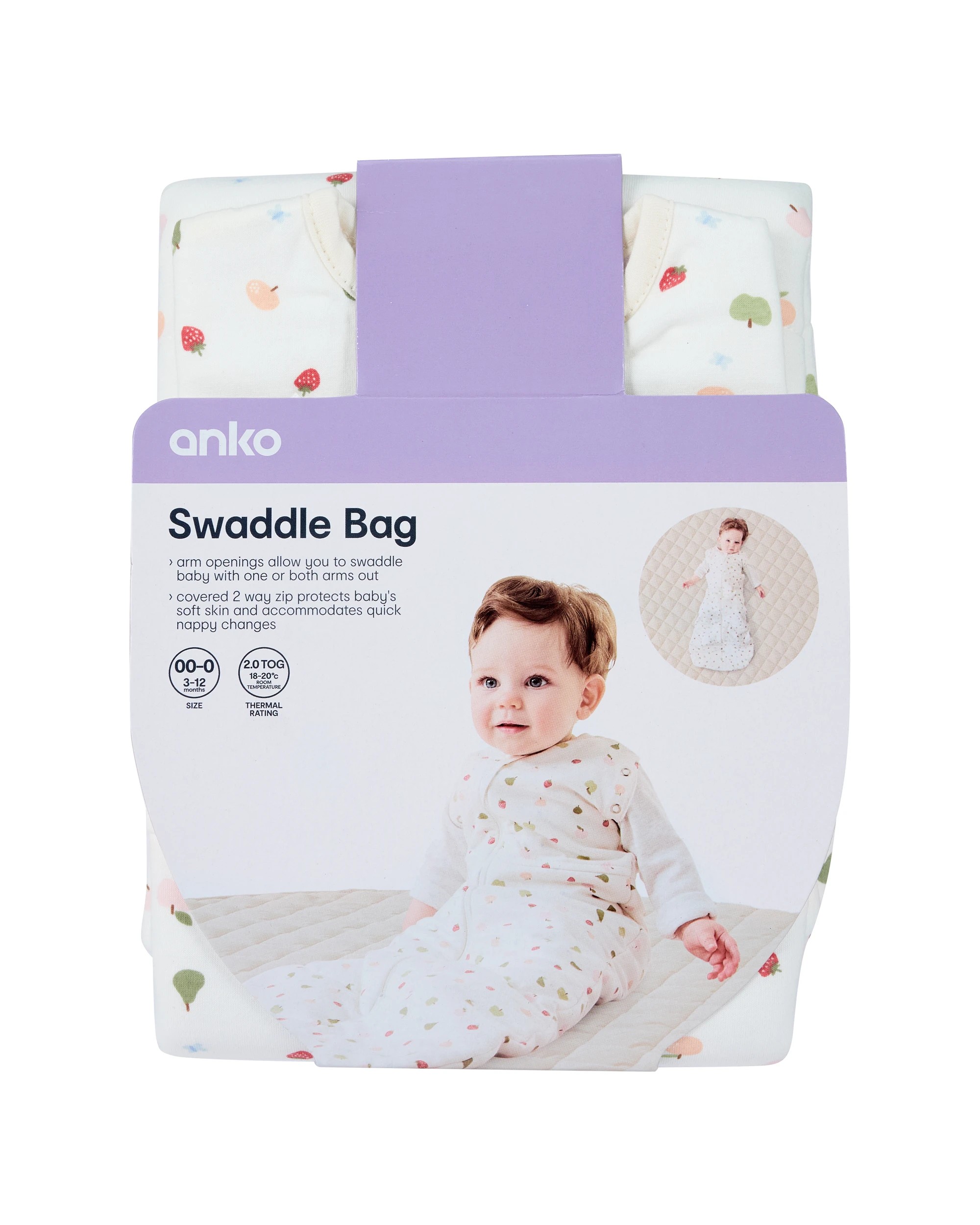 9 Swaddle Bag - Fruit, 9 of 10