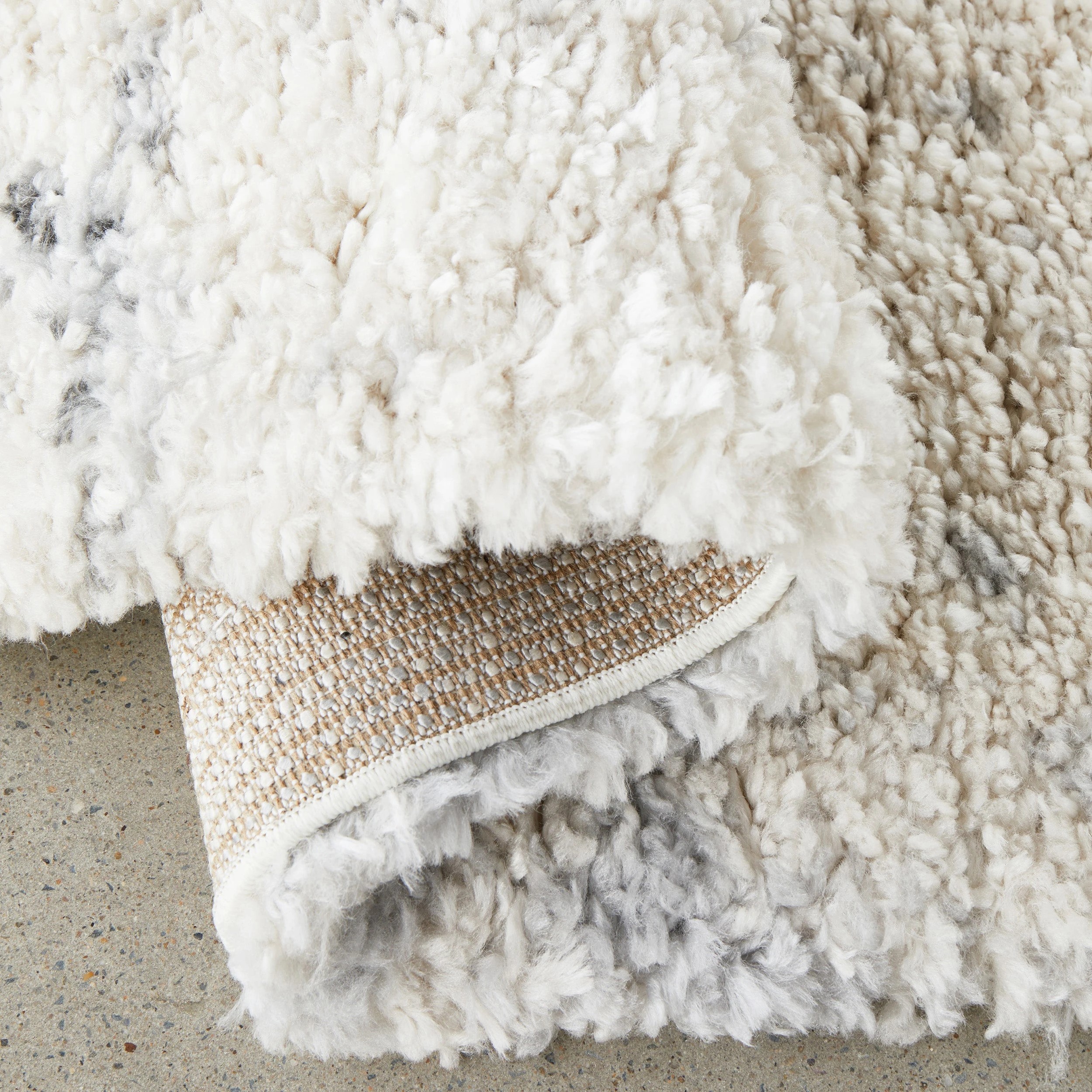 6 Common Ground Rugs Nocturne Opal 400x300cm - Extra Extra Large Shag Rug - White, 6 of 6