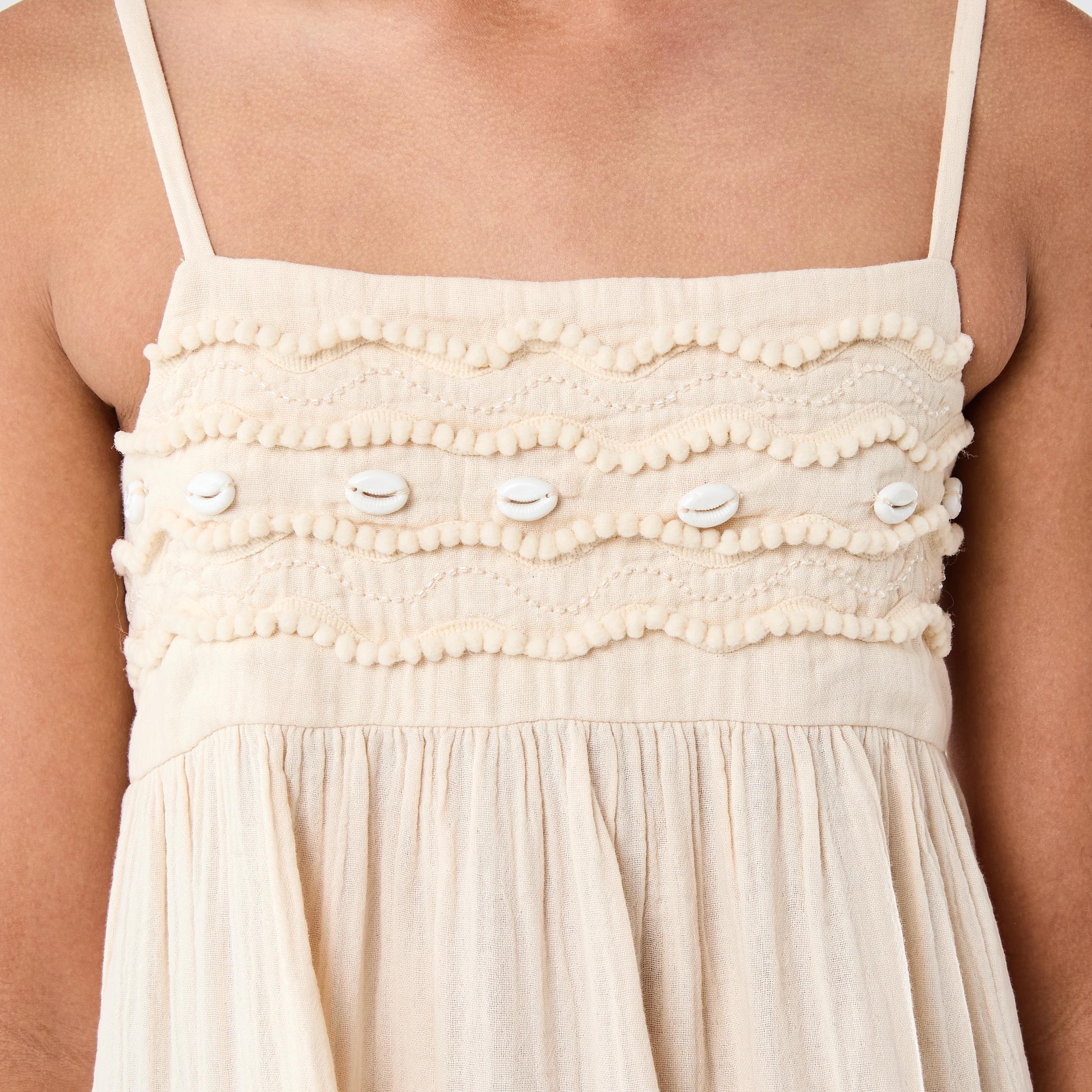 4 Shell Dress Sand Beige, 4 of 8