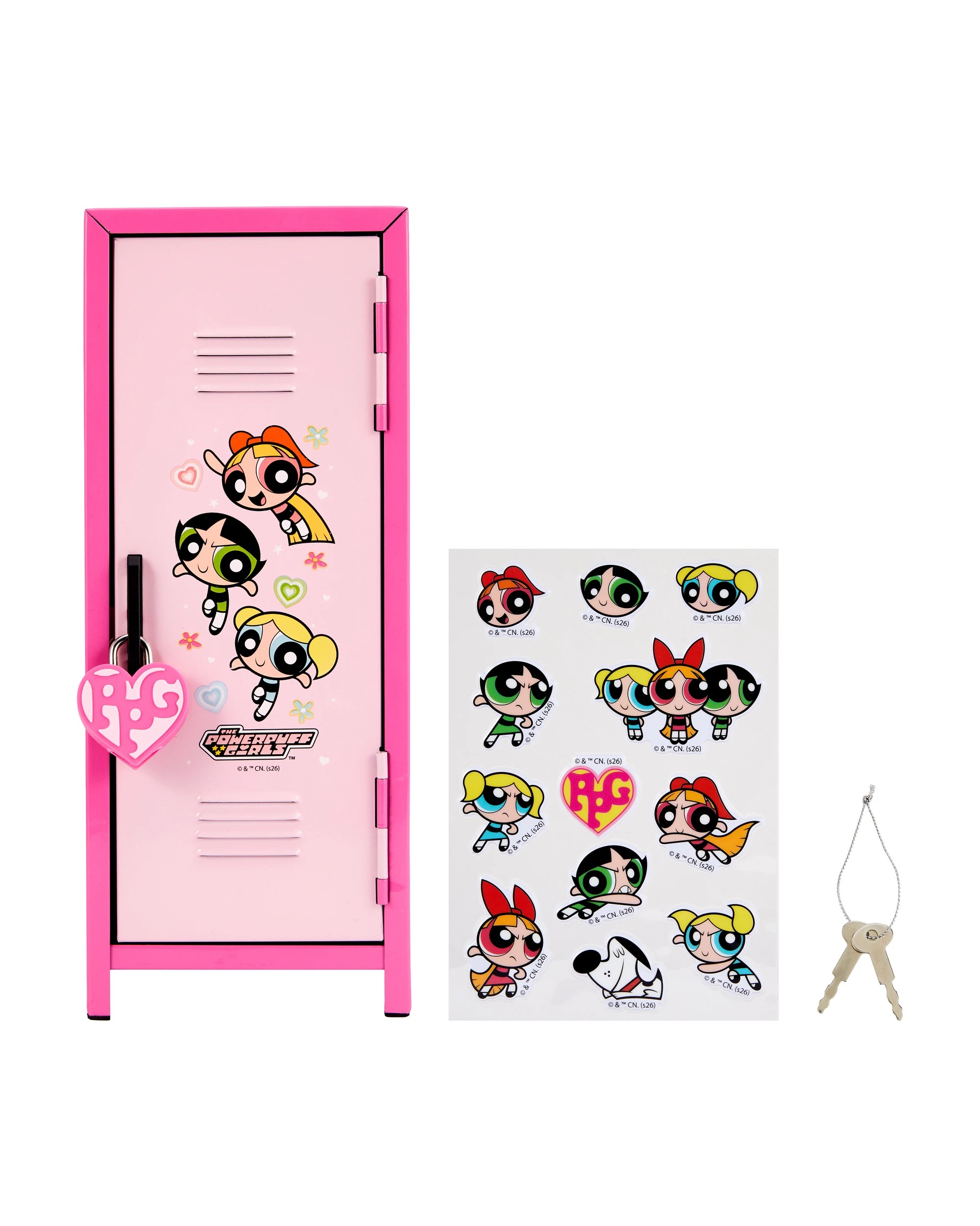 2 The Powerpuff Girls Desktop Locker with Stickers, 2 of 9