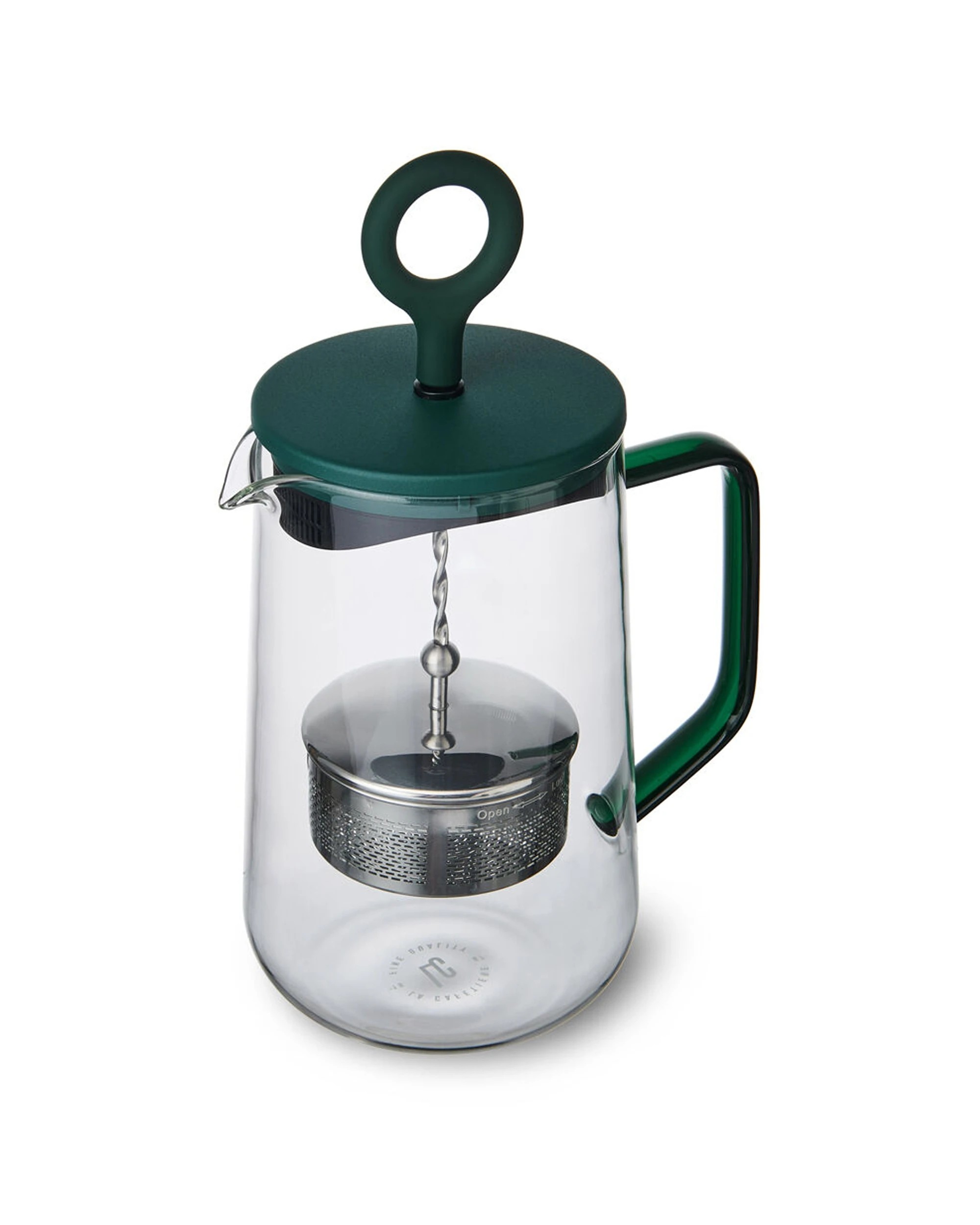 2 La Cafetiere Gyro Glass Spinning Infuser 1.25L Teapot - Green, 2 of 6