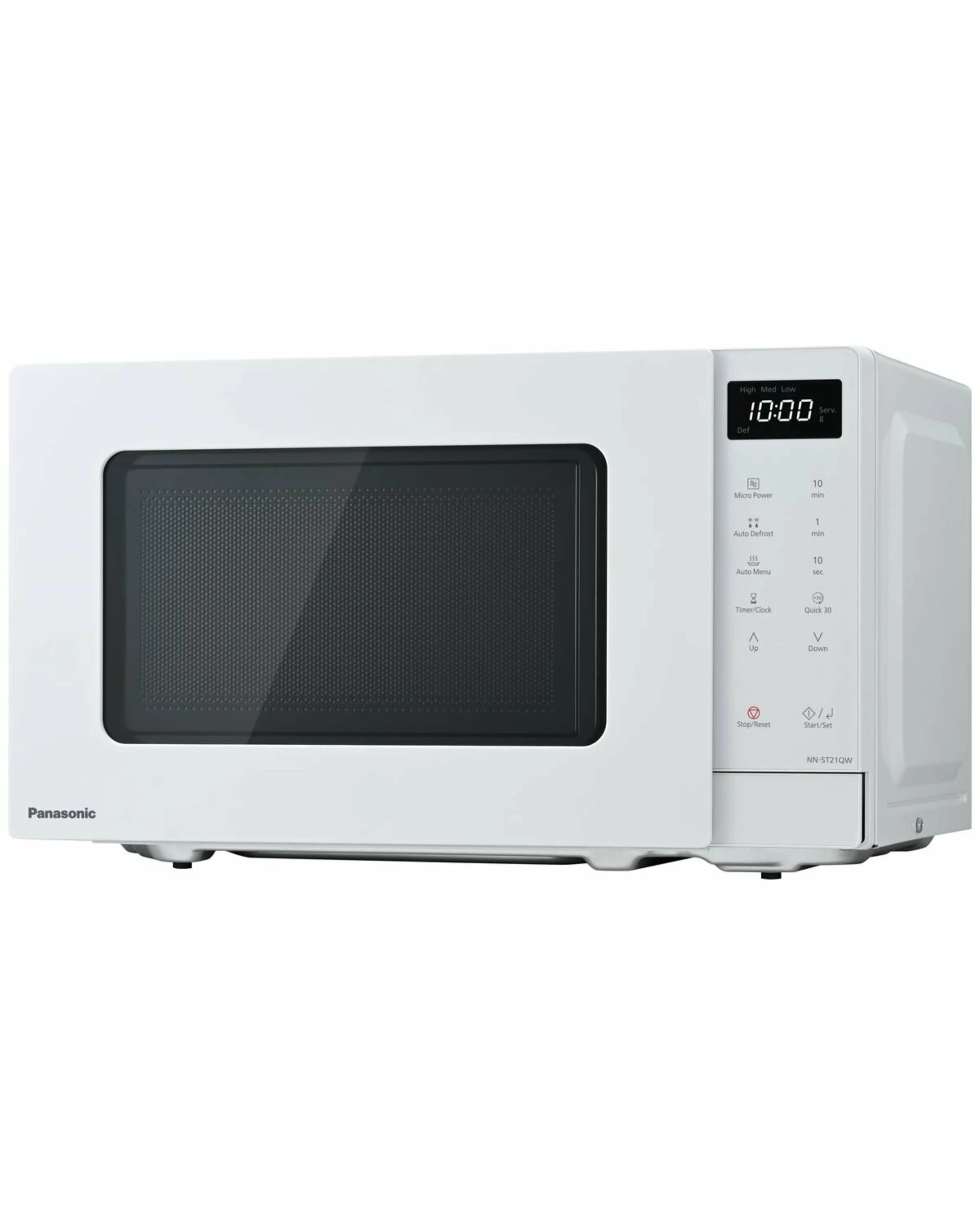 3 Panasonic 20L Compact Microwave Oven - White - WHITE, 3 of 5