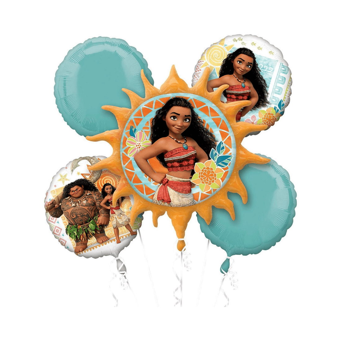 1 Amscan Moana Helium Balloon Bouquet, 1 of 1