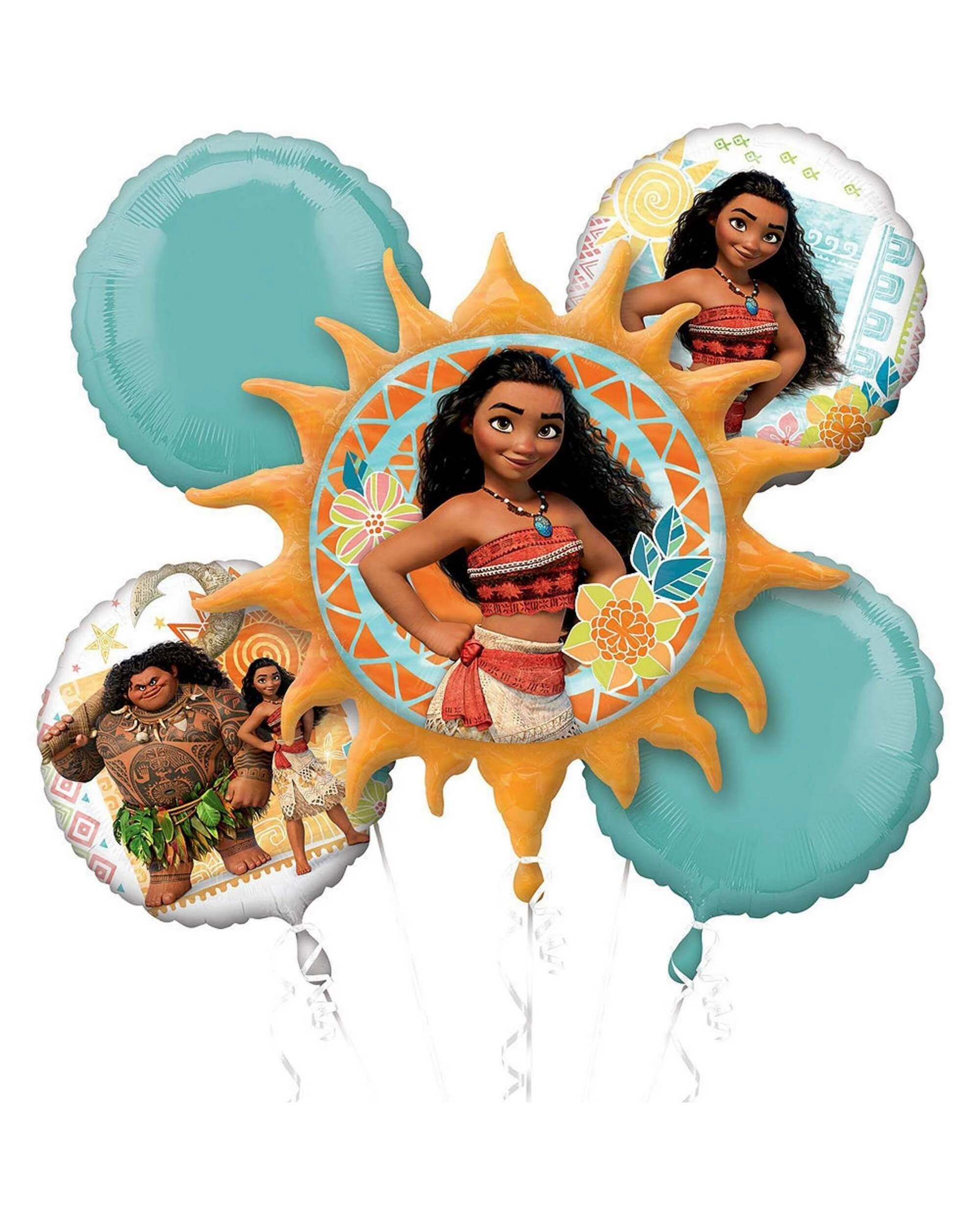 1 Disney Moana Helium Balloon Bouquet, 1 of 1