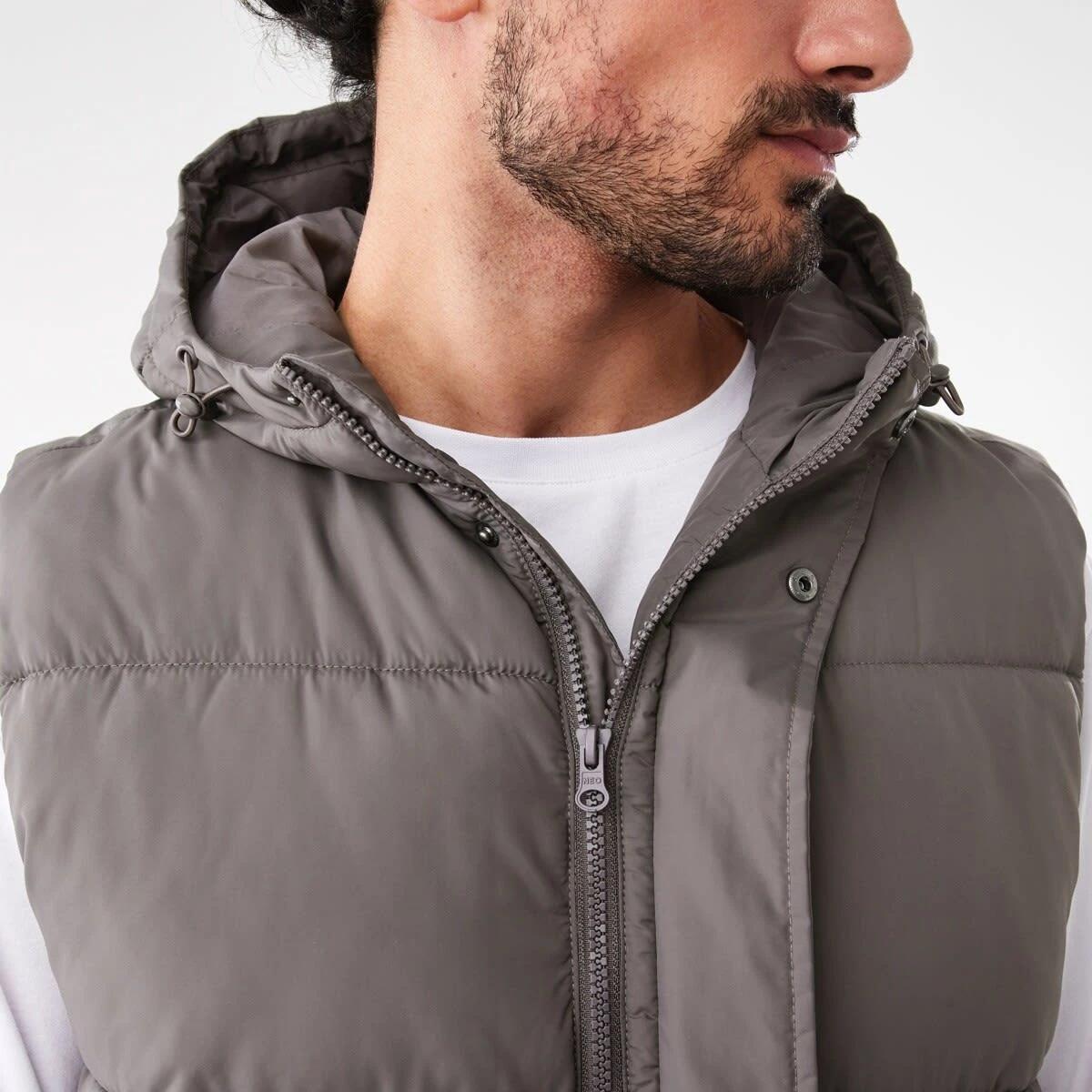 8 Hooded Puffer Vest Brn Eagle, 8 of 9
