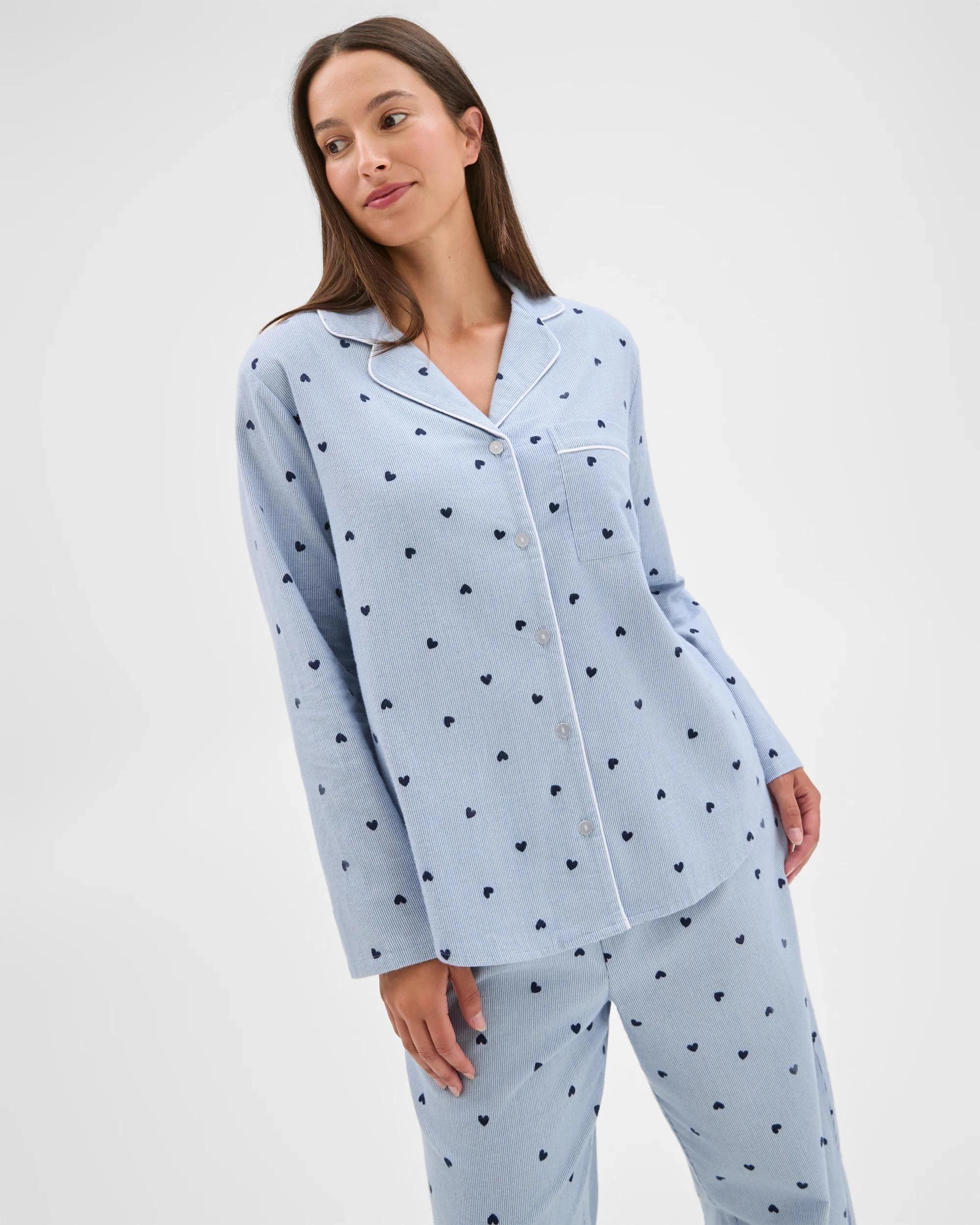 2 Target Woman Australian Cotton Flannelette Pyjama Set HEART, 2 of 6