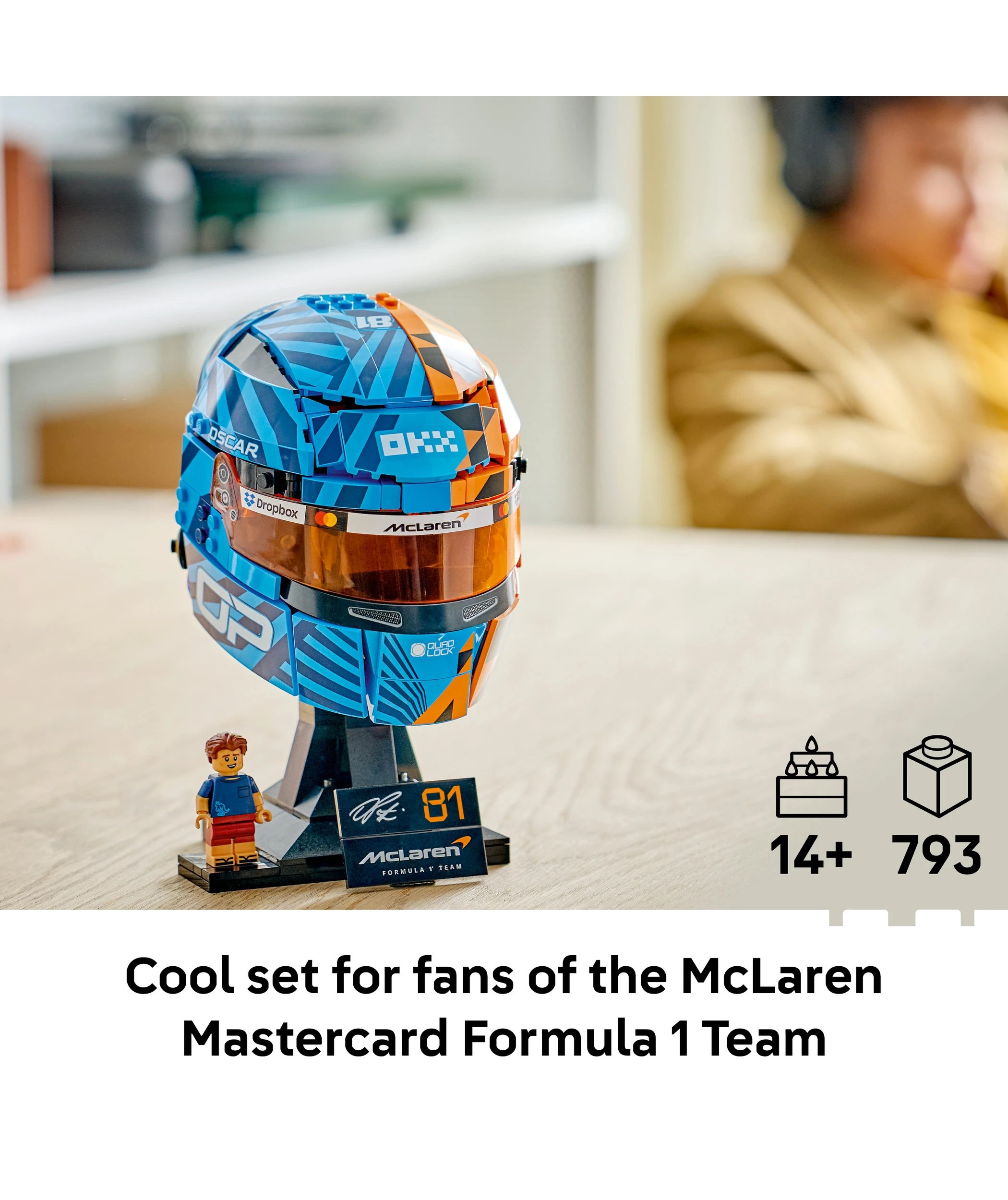 3 LEGO Editions McLaren Mastercard F1 Team Oscar Piastri Helmet 43017, 3 of 10