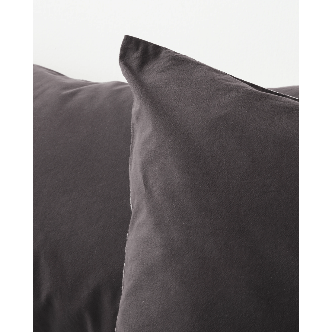 3 Arlo Stonewash Stripe 2 Pack Pillowcases
 - Queen Bed
 - Black, 3 of 4