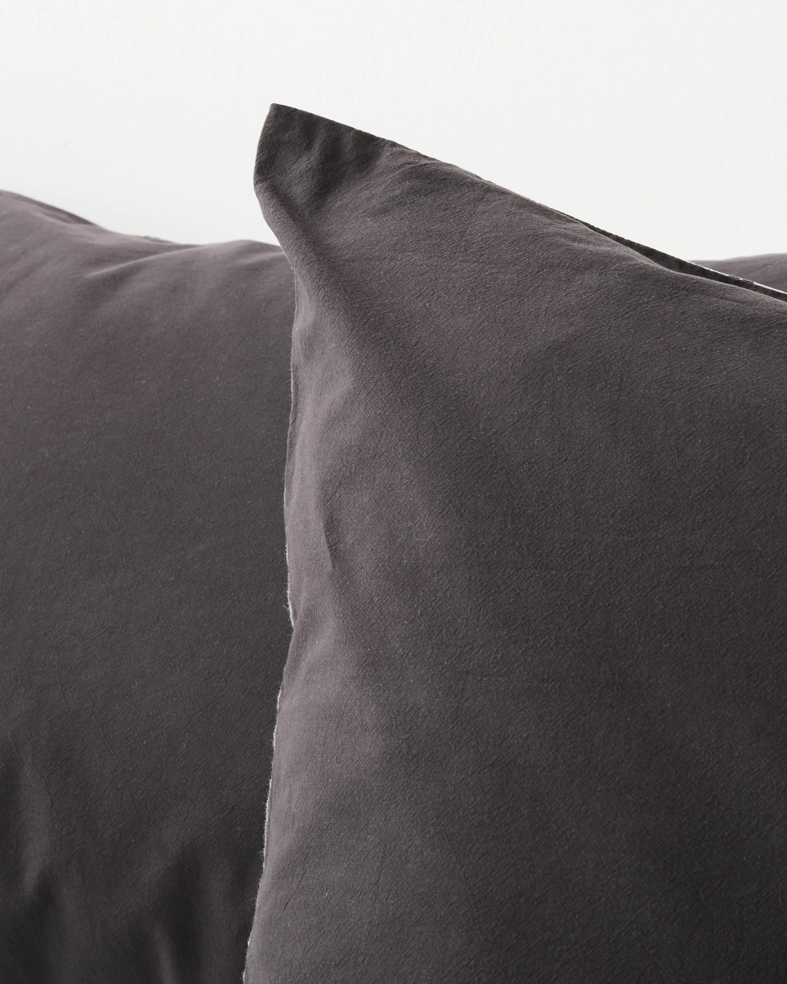 3 Arlo Stonewash Stripe 2 Pack Pillowcases
 - Queen Bed
 - Black, 3 of 4