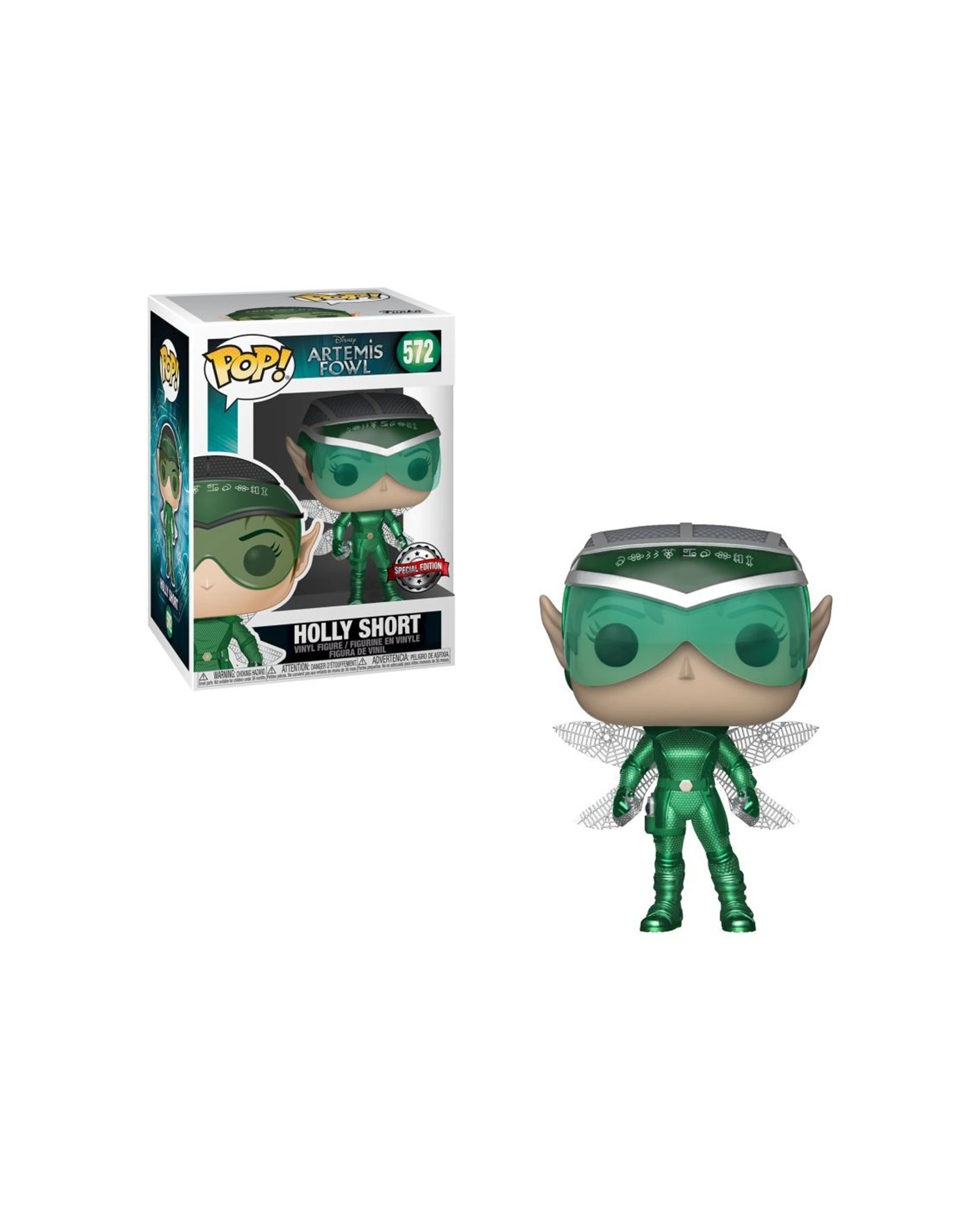 2 Pop Artemis Fowl - Holly Short - Vinyl Action Figure 10cm Collectible Funko - Multi, 2 of 3