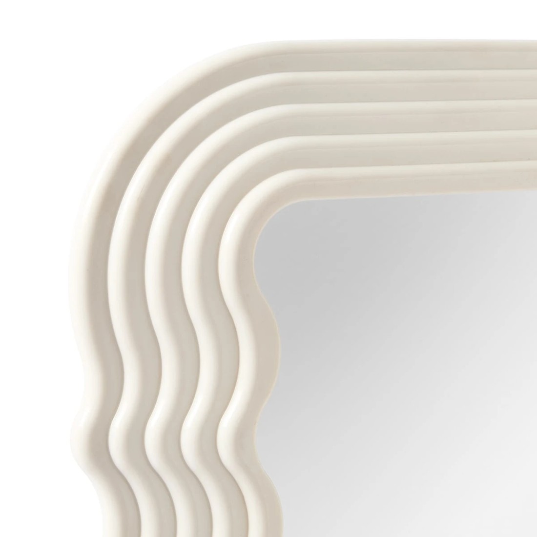 5 Wavy Mirror - White, 5 of 9