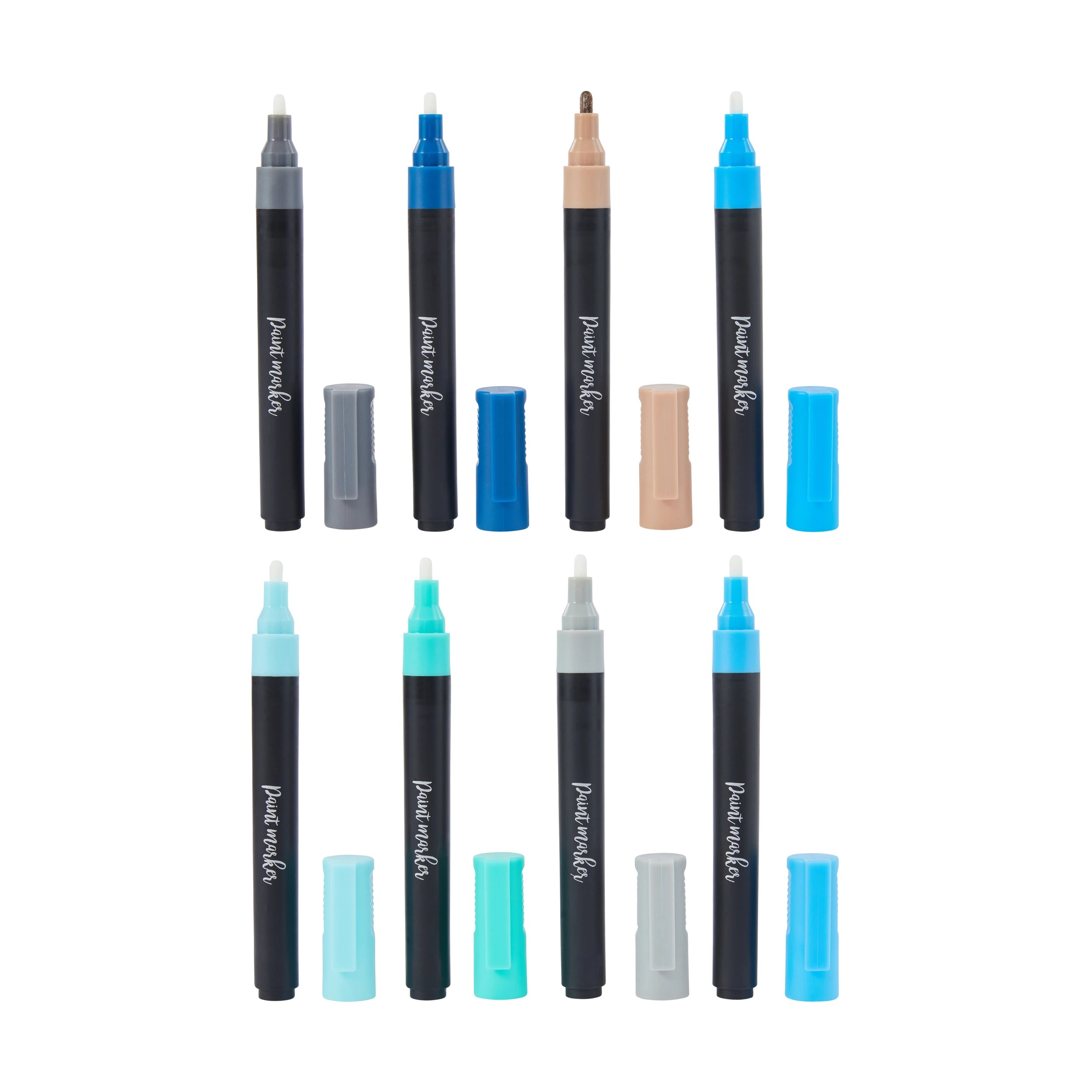 4 16 Pack Acrylic Paint Markers - Tonal Blue, 4 of 8