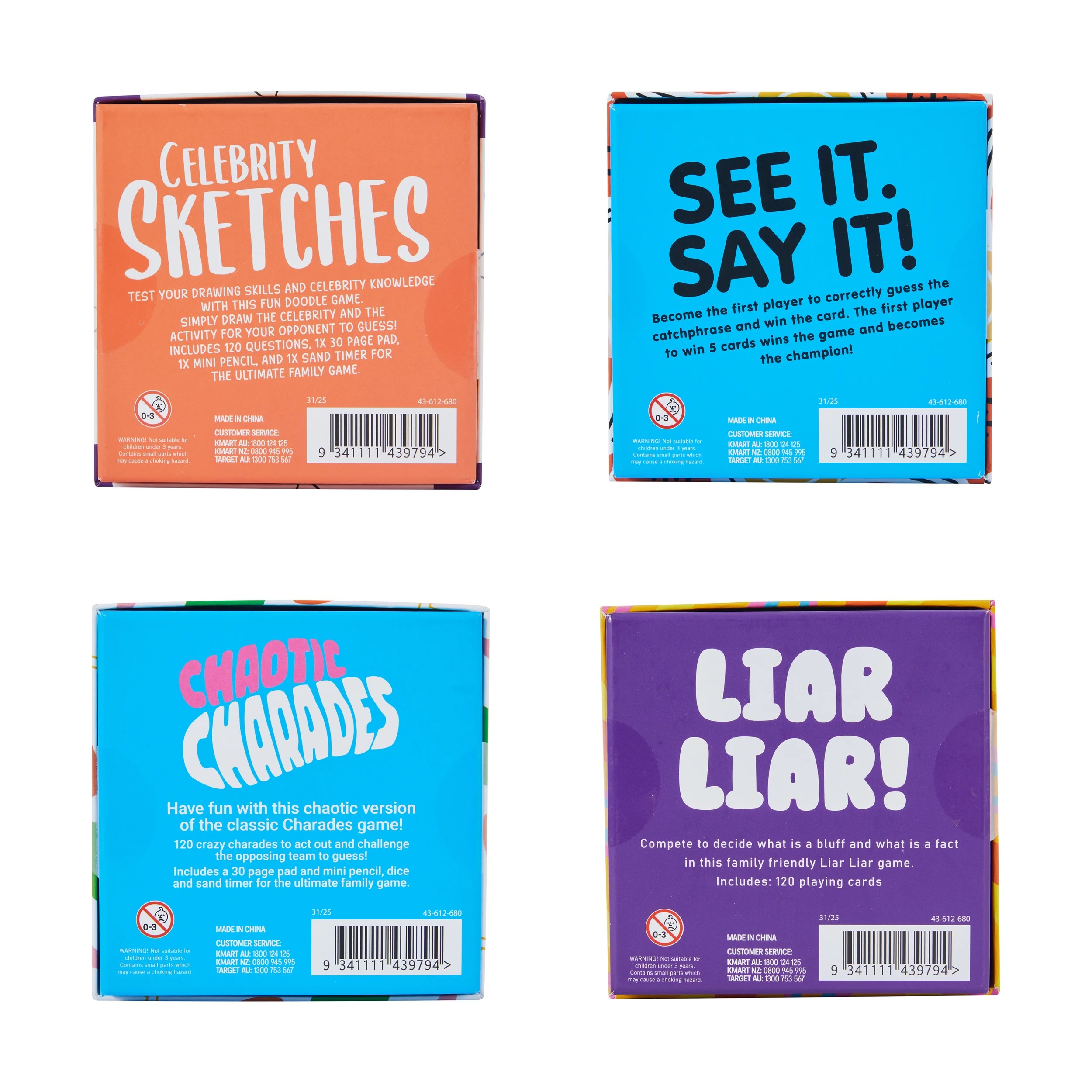 4 Game Box - Assorted, 4 of 4