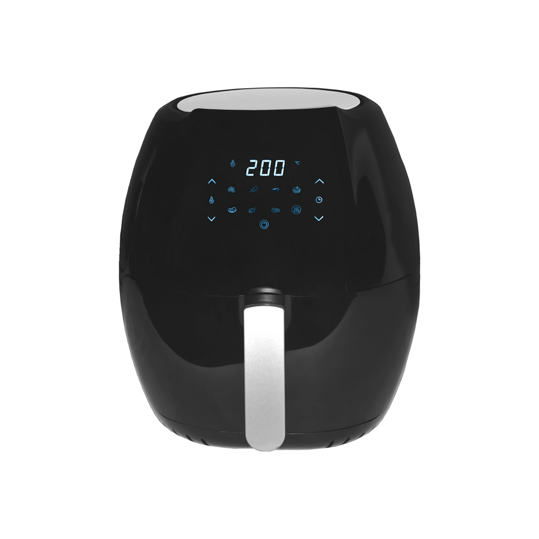 2 8l Digital Air Fryer Electric 1800w Non Stick W/rack Less Oil Fries Cooking - Black, 2 of 3