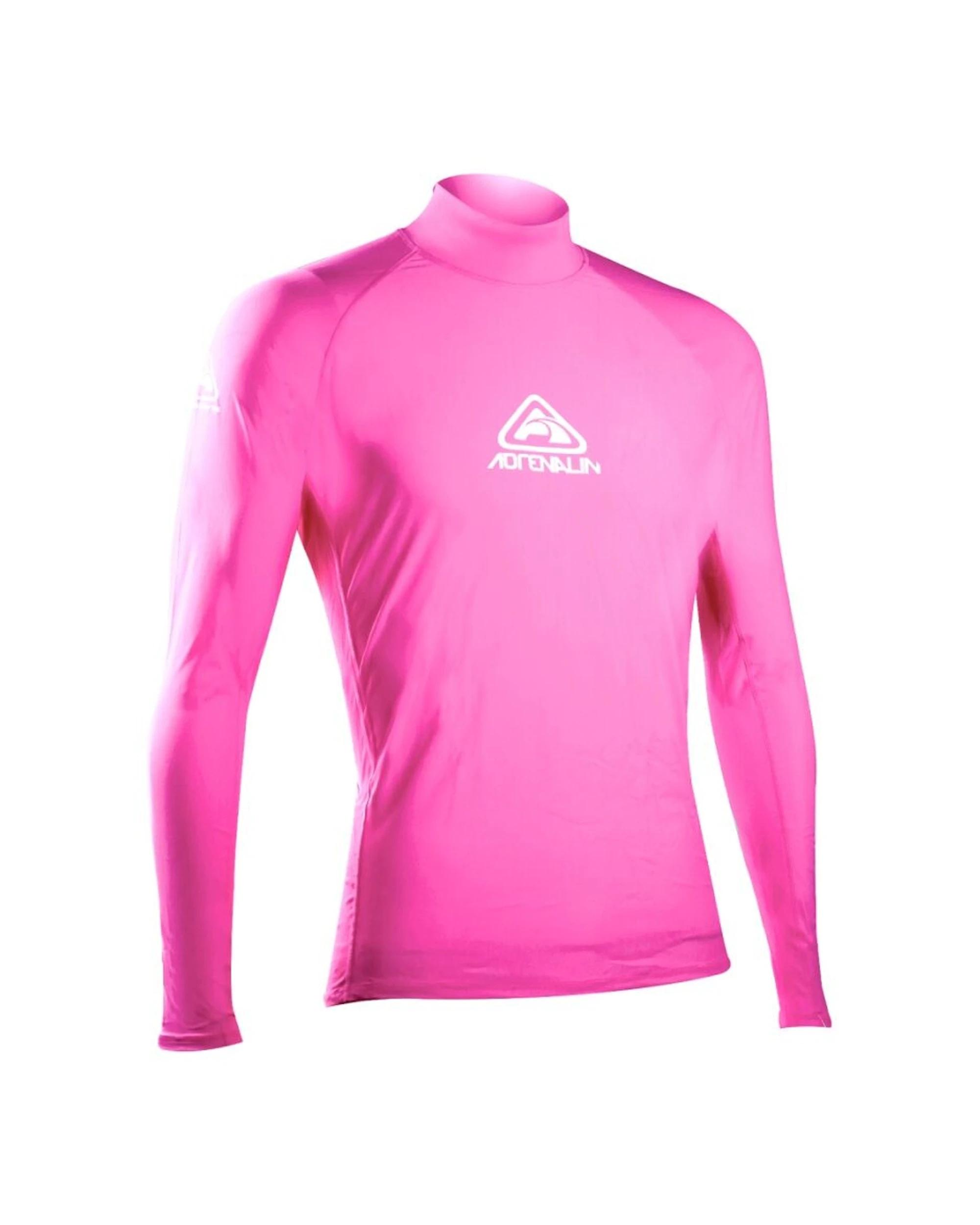 1 Adrenalin Junior Swimming Rashie Vivid Long Sleeve UPF50+ Sun PINK, 1 of 1