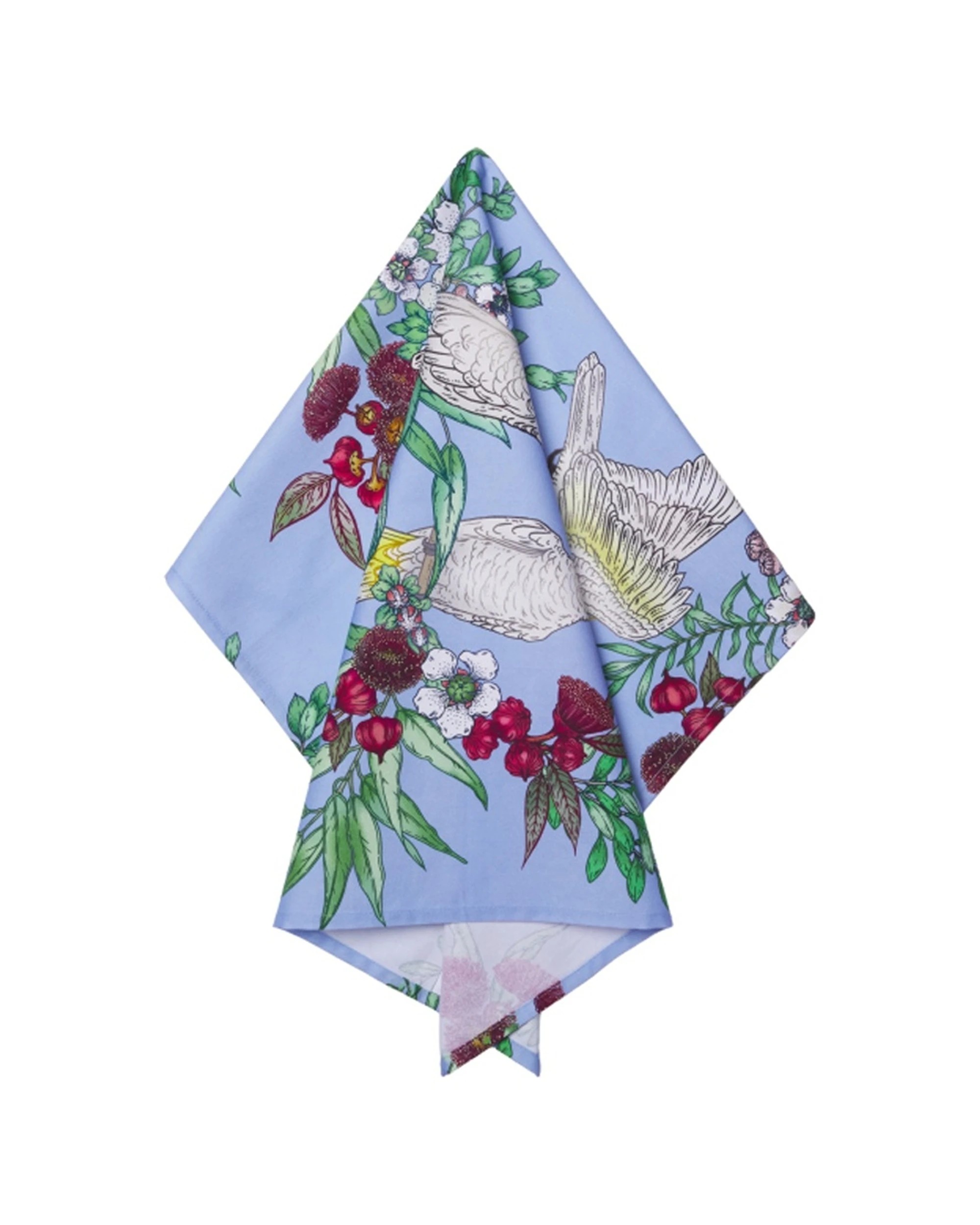 2 Maxwell & Williams Eloise Short Native Grace Yellow Crested Cockatoo Tea Towel 50x70cm - Multi, 2 of 2