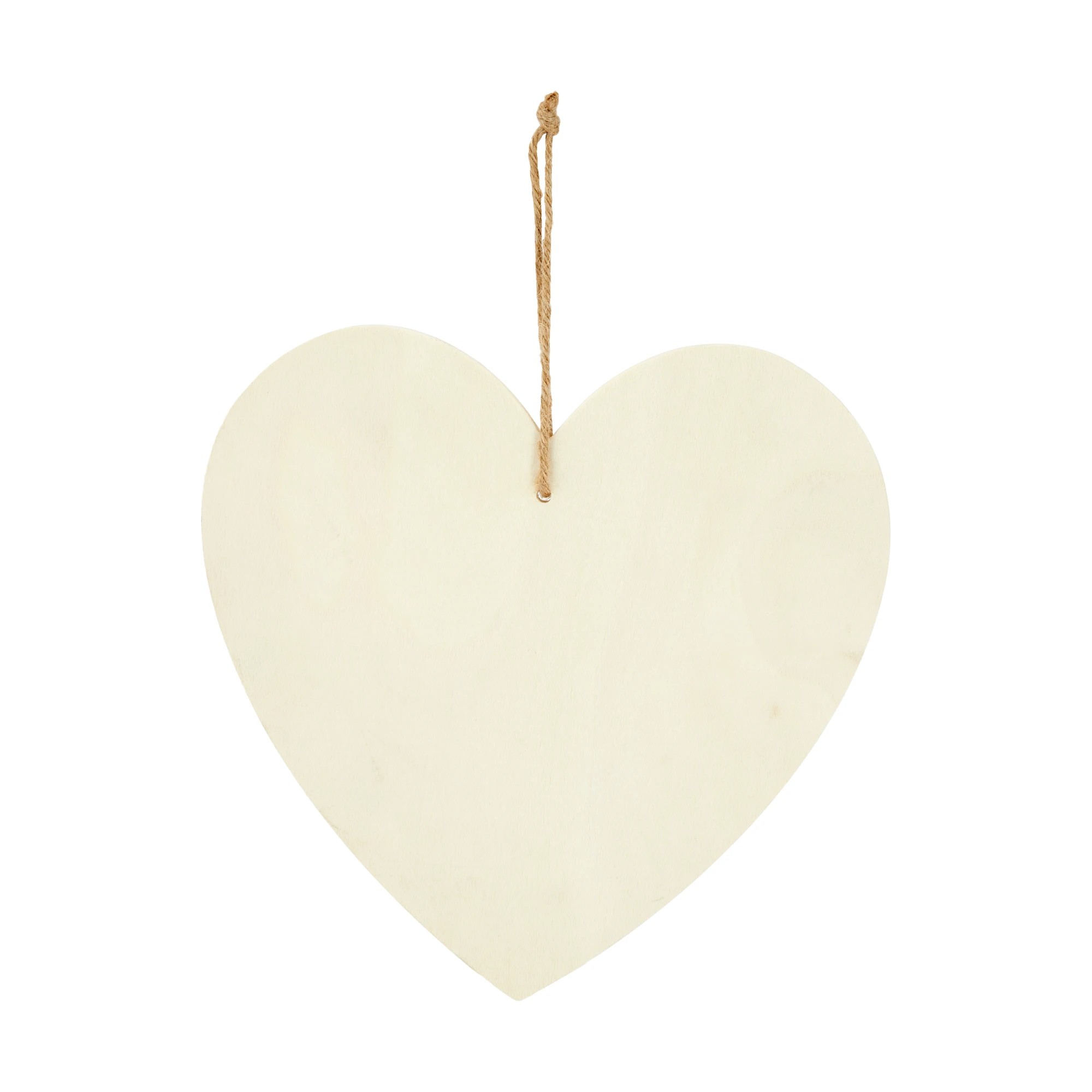 1 Hanging Wood - Heart, 1 of 2