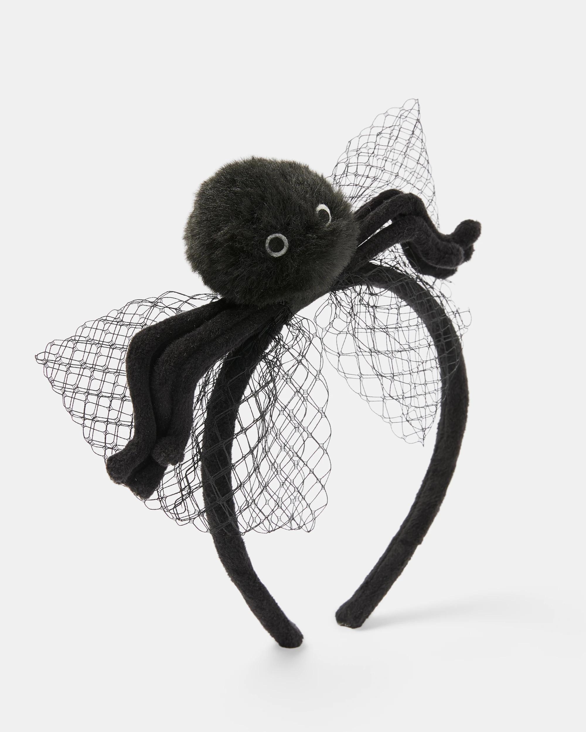 1 Halloween Spider Headband - Black BLACK, 1 of 4